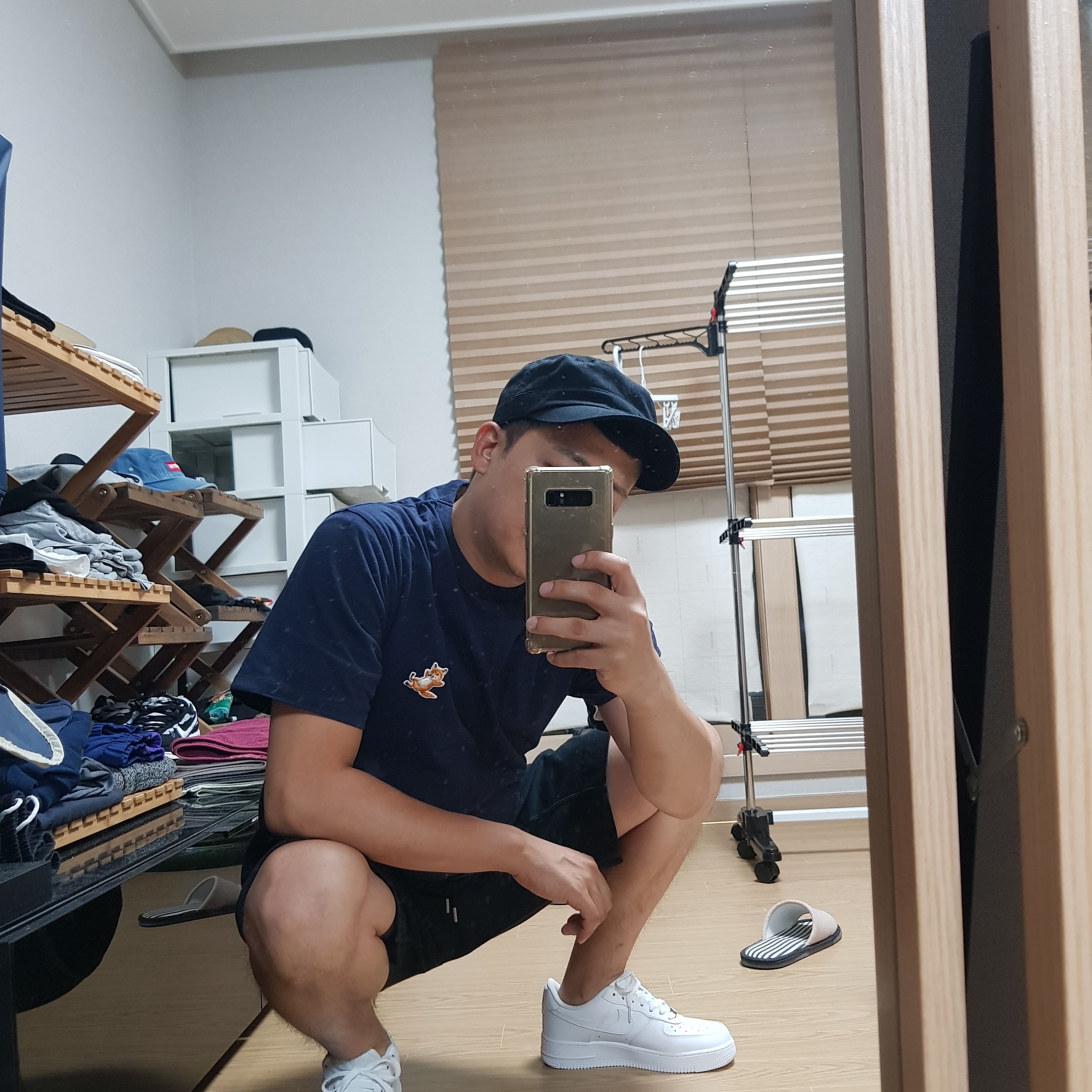 Nike Air Force 1 '07 Low White 착용 스타일 - 1