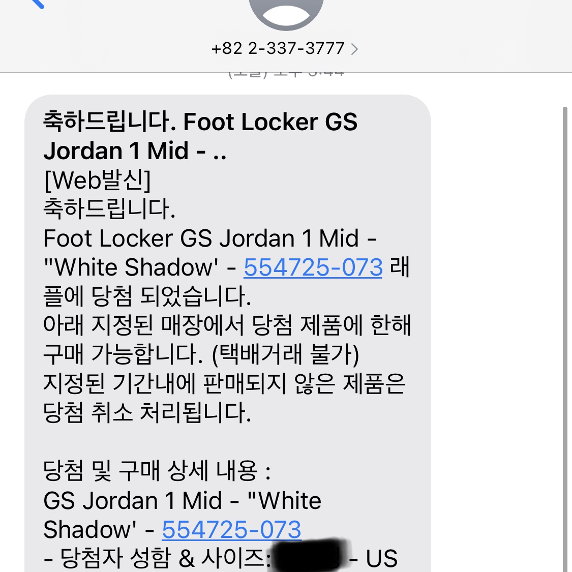 (GS) Jordan 1 Mid White Shadow 착용 스타일
