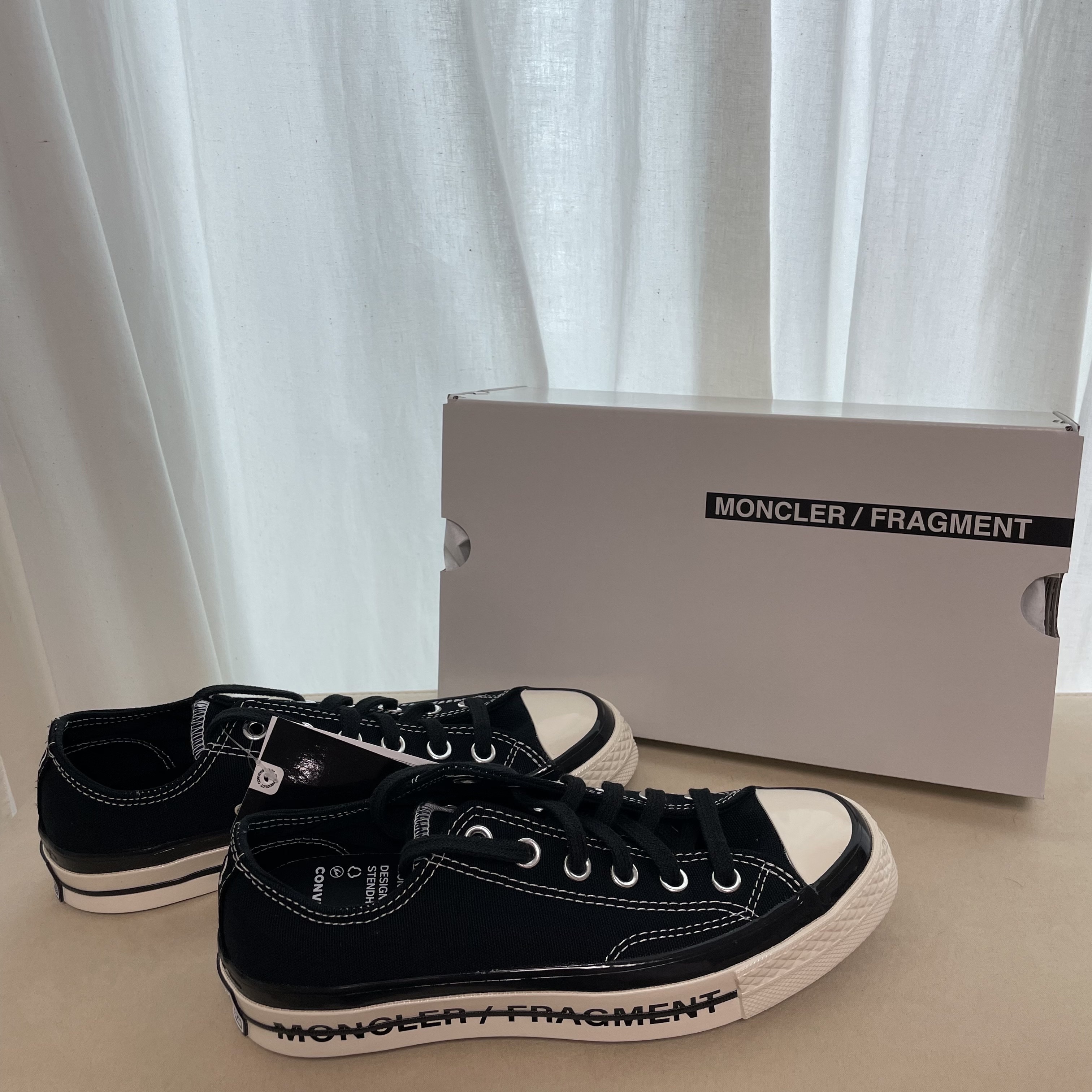 Converse x Moncler x Fragment Chuck 70 Ox Fraylor III Black 착용 스타일 - 1