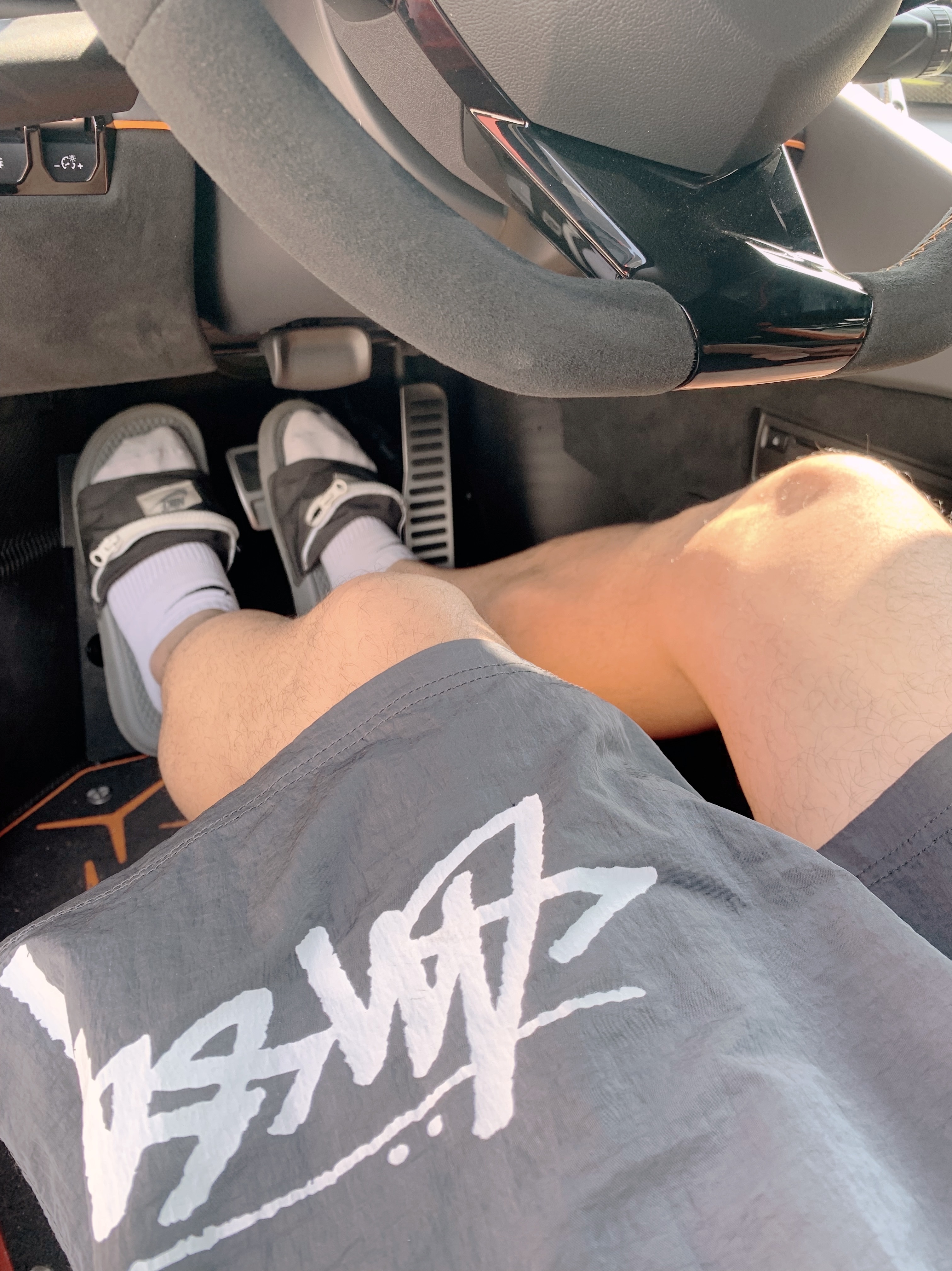 Nike x Stussy Water Shorts Off Noir 착용 스타일