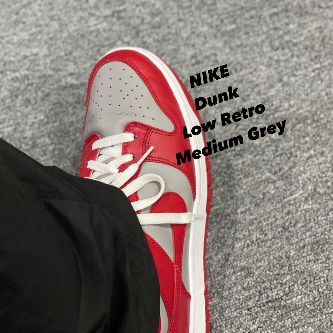 Nike Dunk Low Retro Medium Grey 착용 스타일