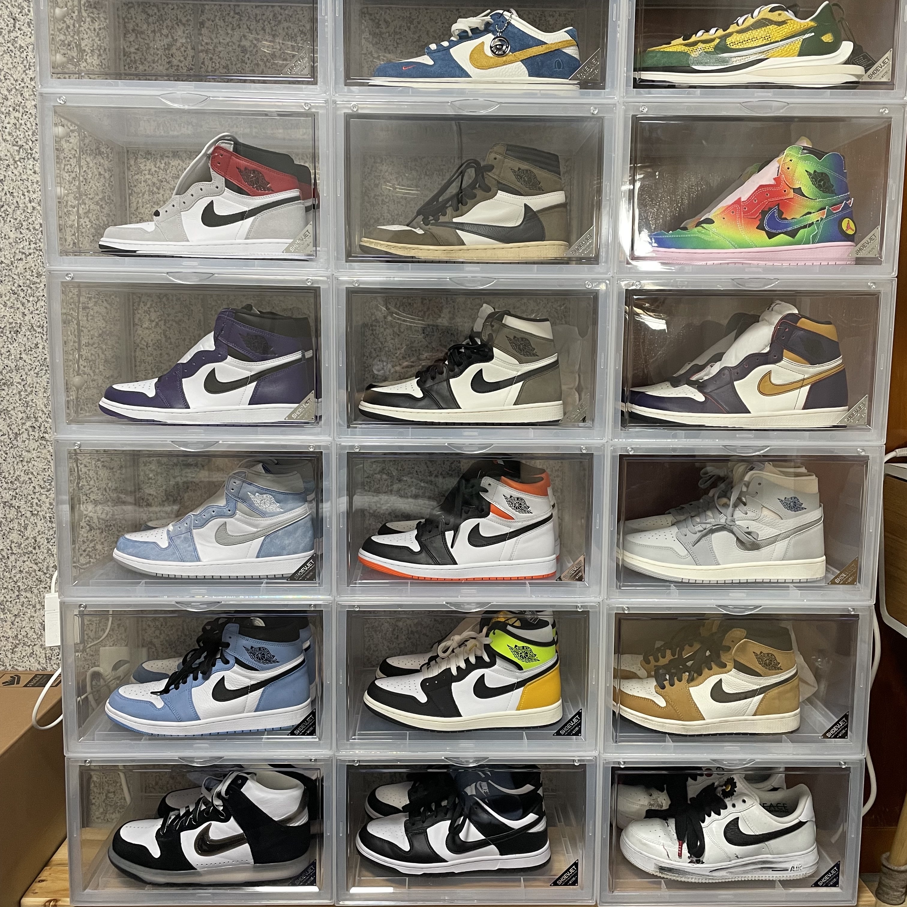 Nike x Kasina Dunk Low 80's Bus, Nike x Sacai VaporWaffle Tour Yellow & Gorge Green Sail 착용 스타일