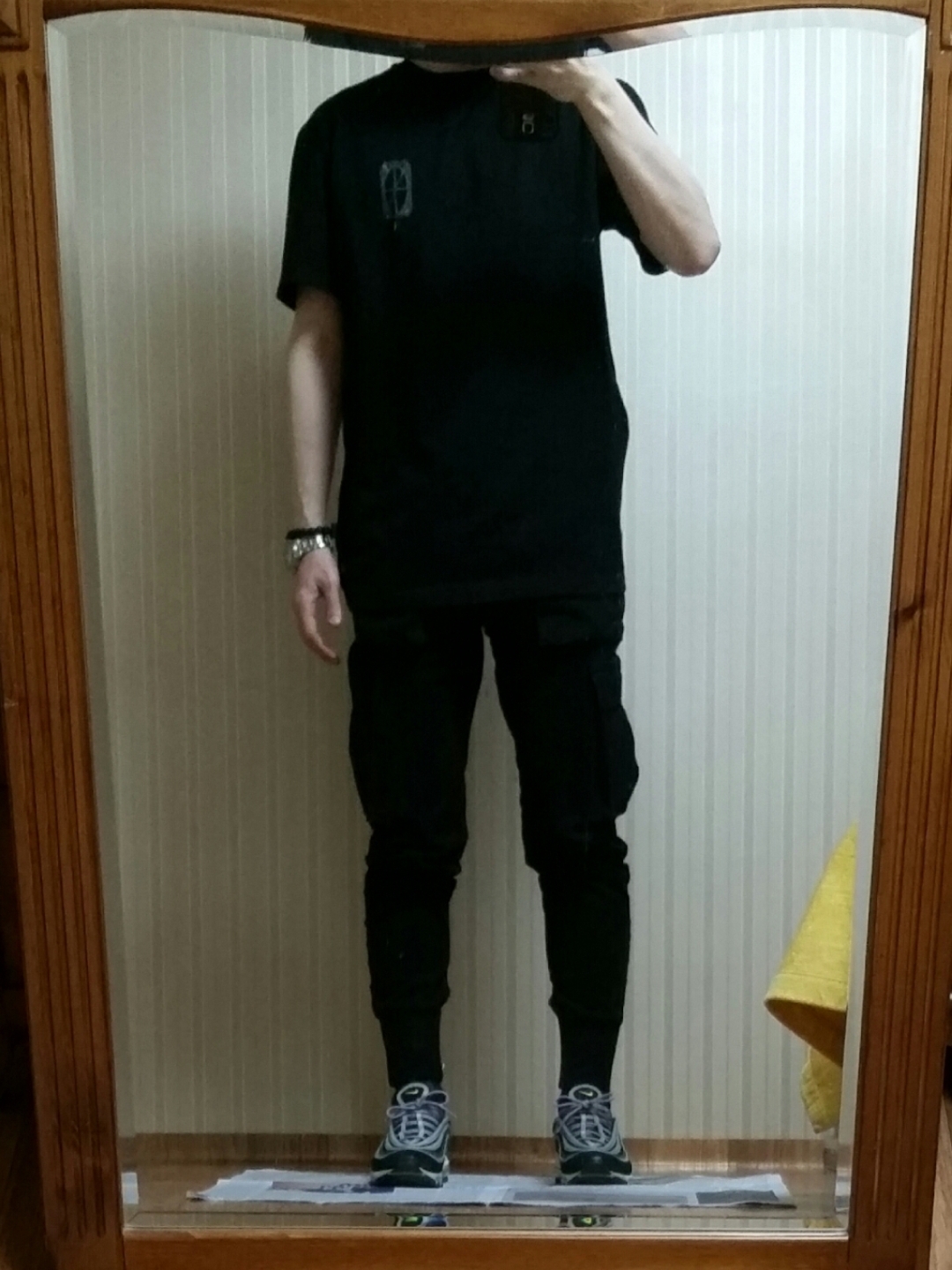 Nike Air Max 97 OG Black Volt Asia 착용 스타일