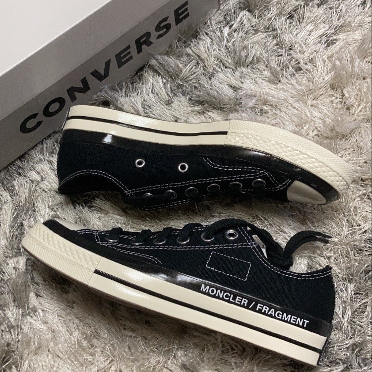 Converse x Moncler x Fragment Chuck 70 Ox Fraylor III Black 착용 스타일