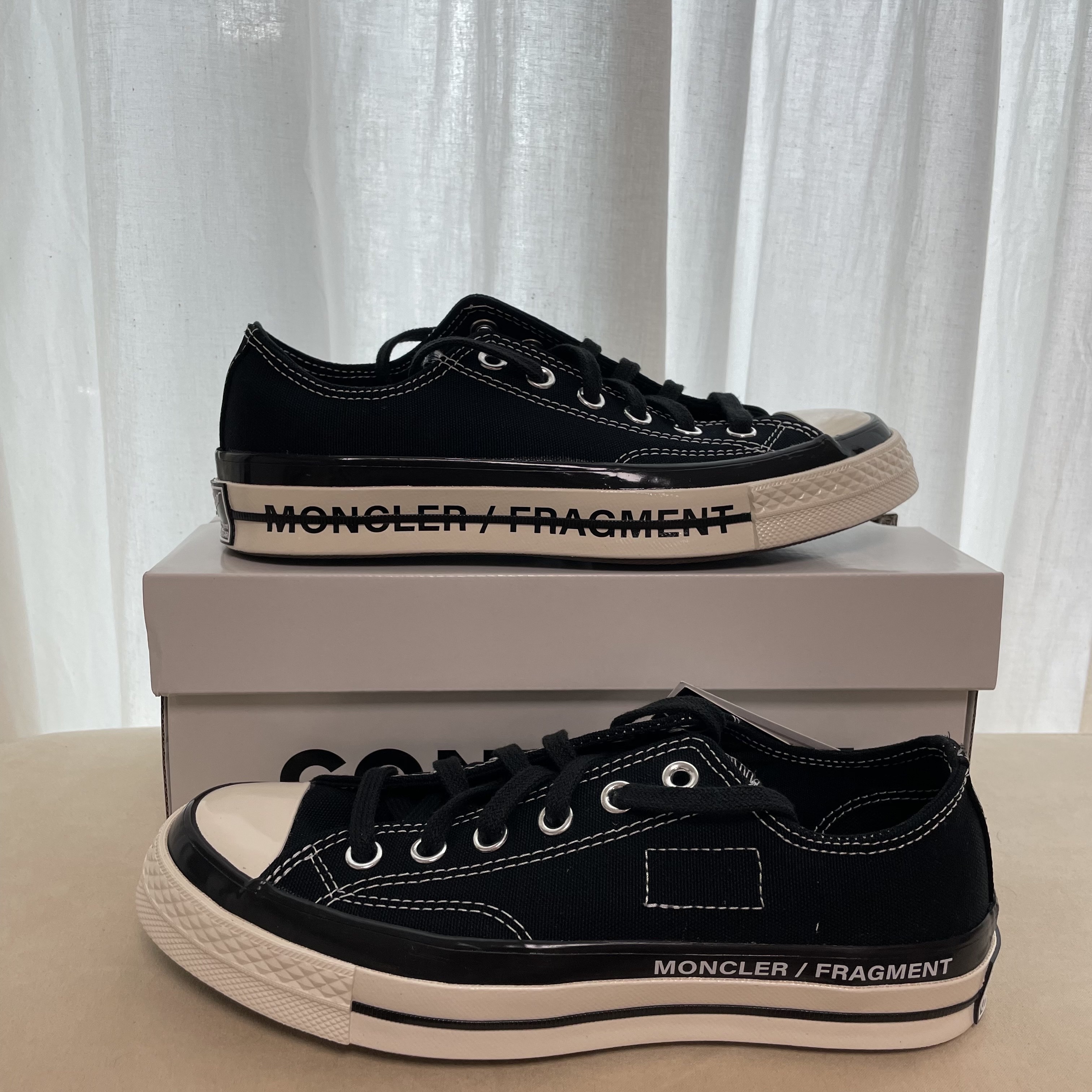 Converse x Moncler x Fragment Chuck 70 Ox Fraylor III Black 착용 스타일 - 2