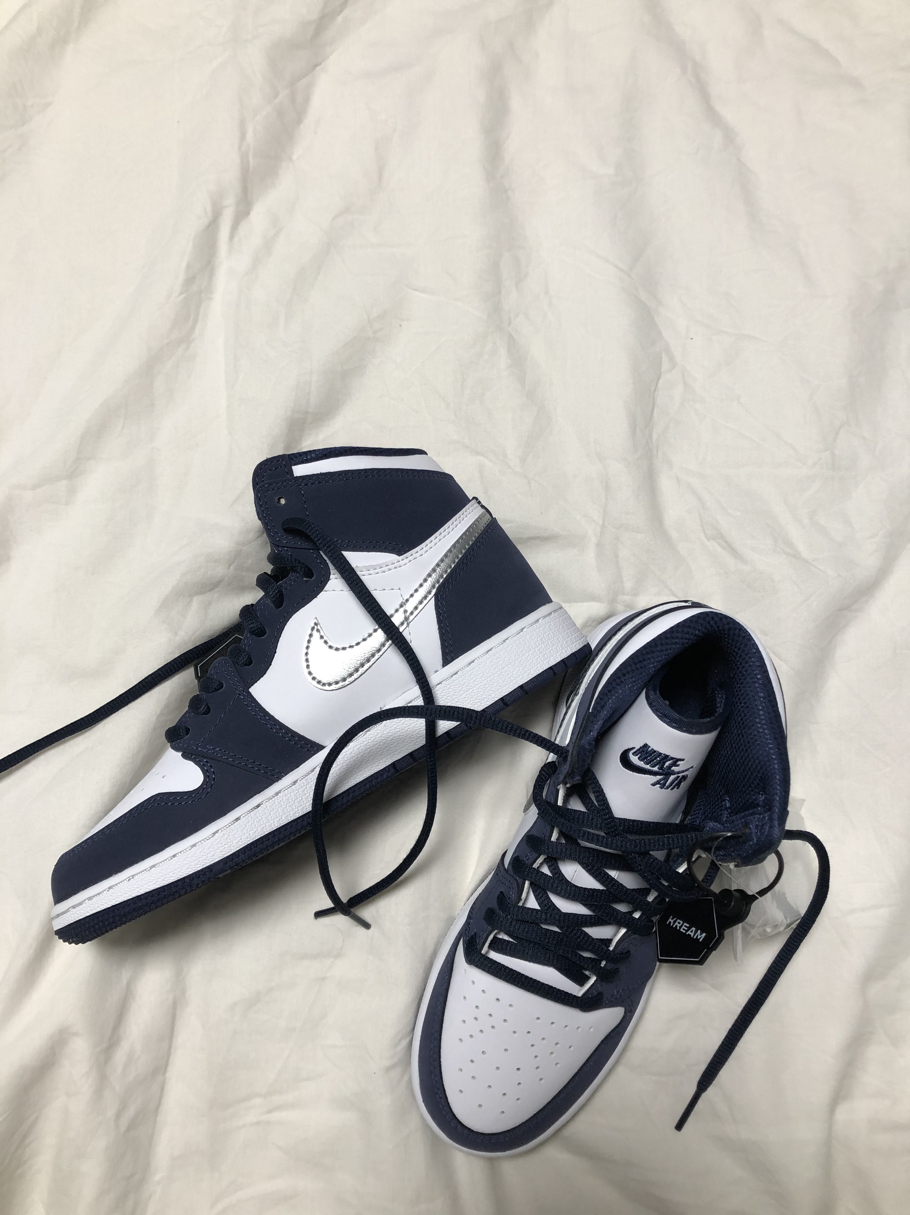 (GS) Jordan 1 Retro High OG CO.JP Midnight Navy 착용 스타일 - 1