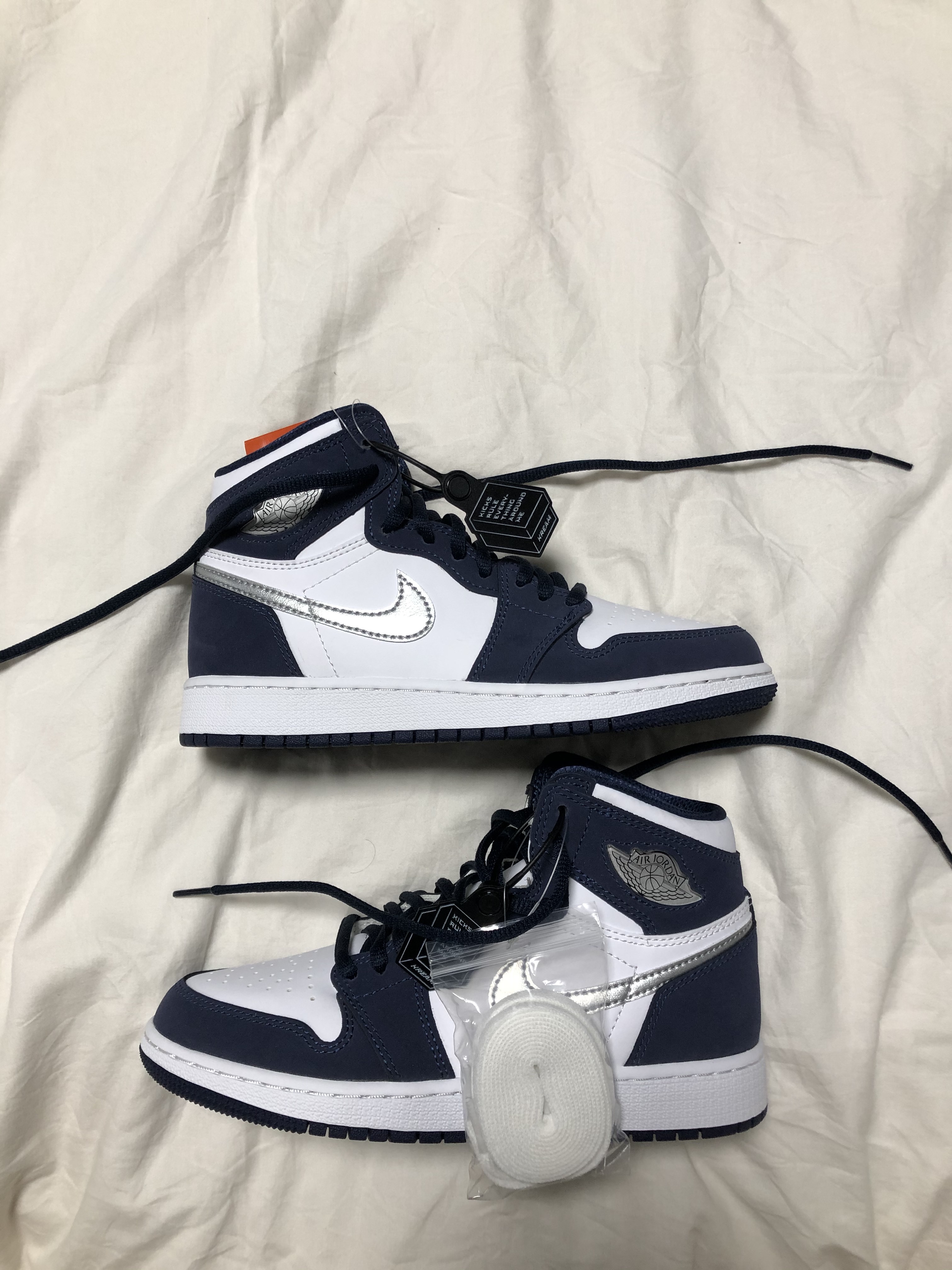 (GS) Jordan 1 Retro High OG CO.JP Midnight Navy 착용 스타일 - 2