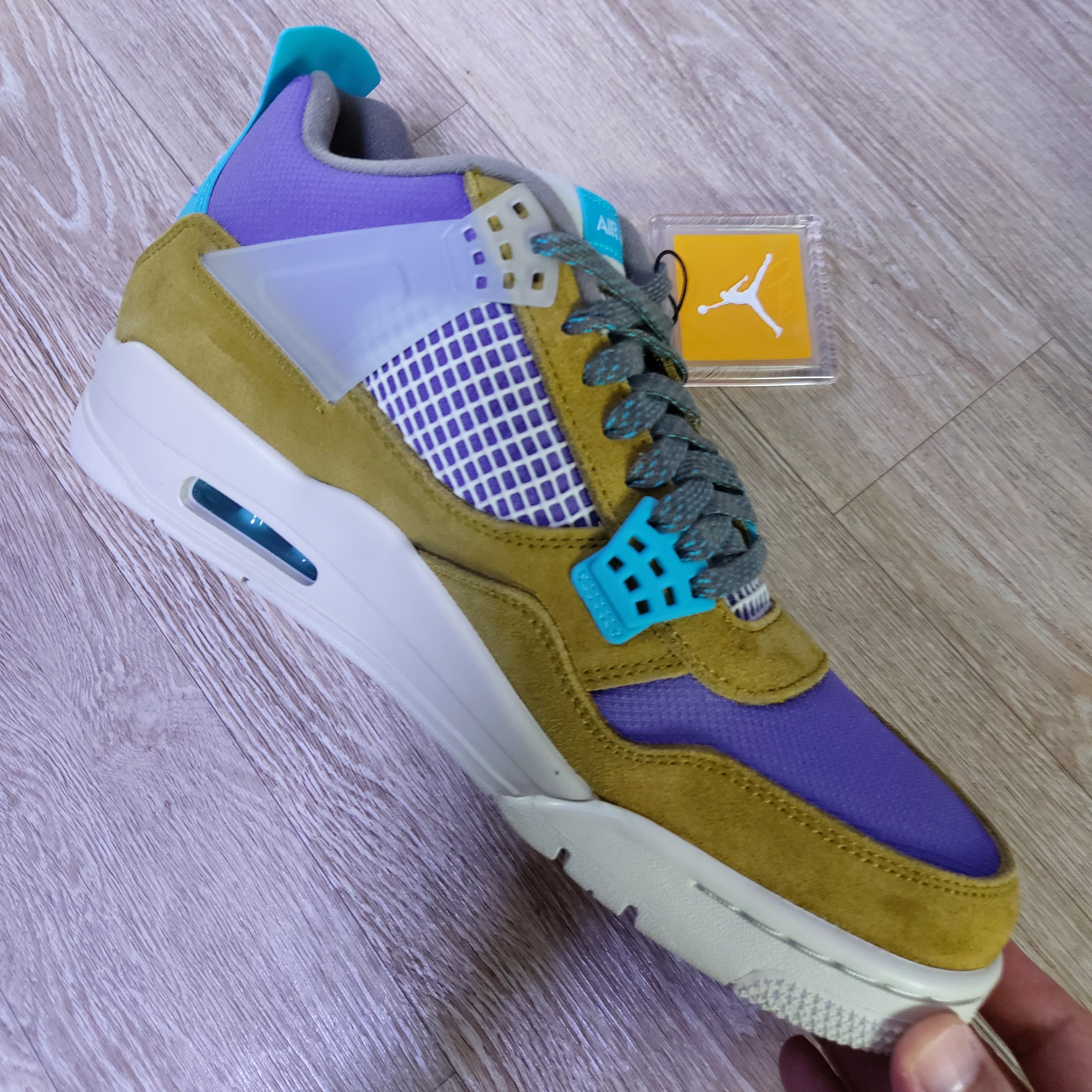Jordan 4 x Union Retro SP Desert Moss 착용 스타일