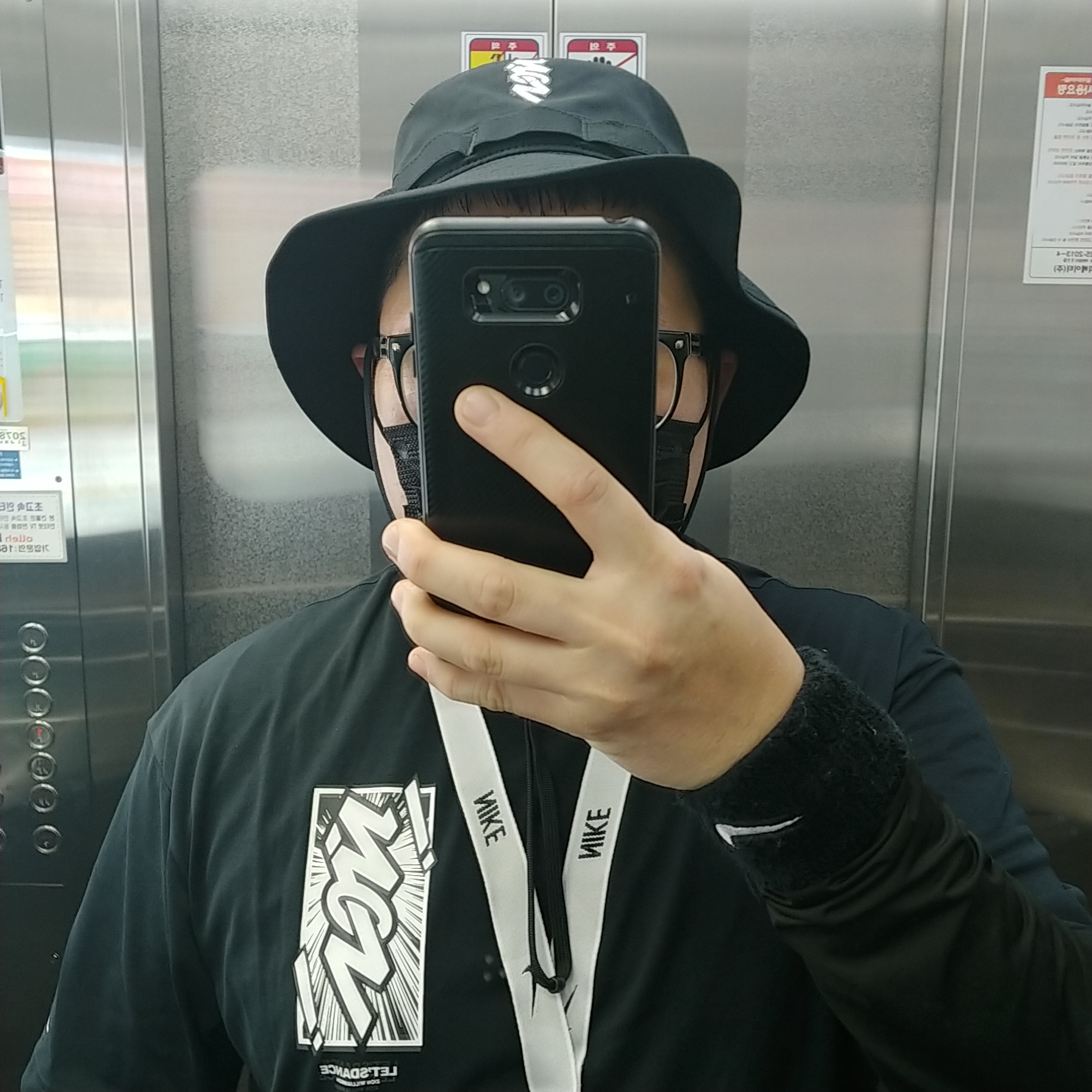 Jordan Zion Bucket Hat Black 착용 스타일