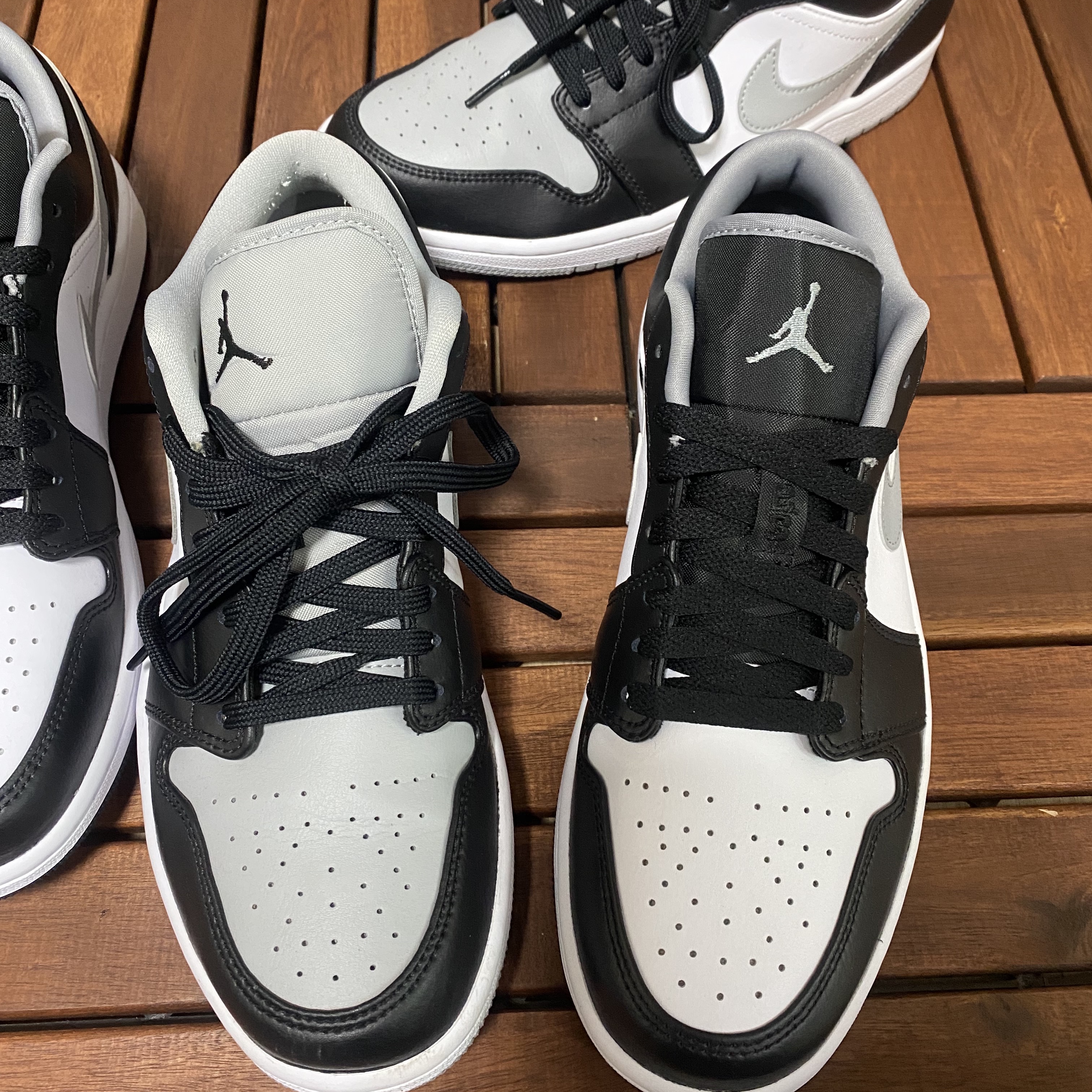 Jordan 1 Low Black Particle Grey, Jordan 1 Low Black Light Smoke Grey 착용 스타일 - 2