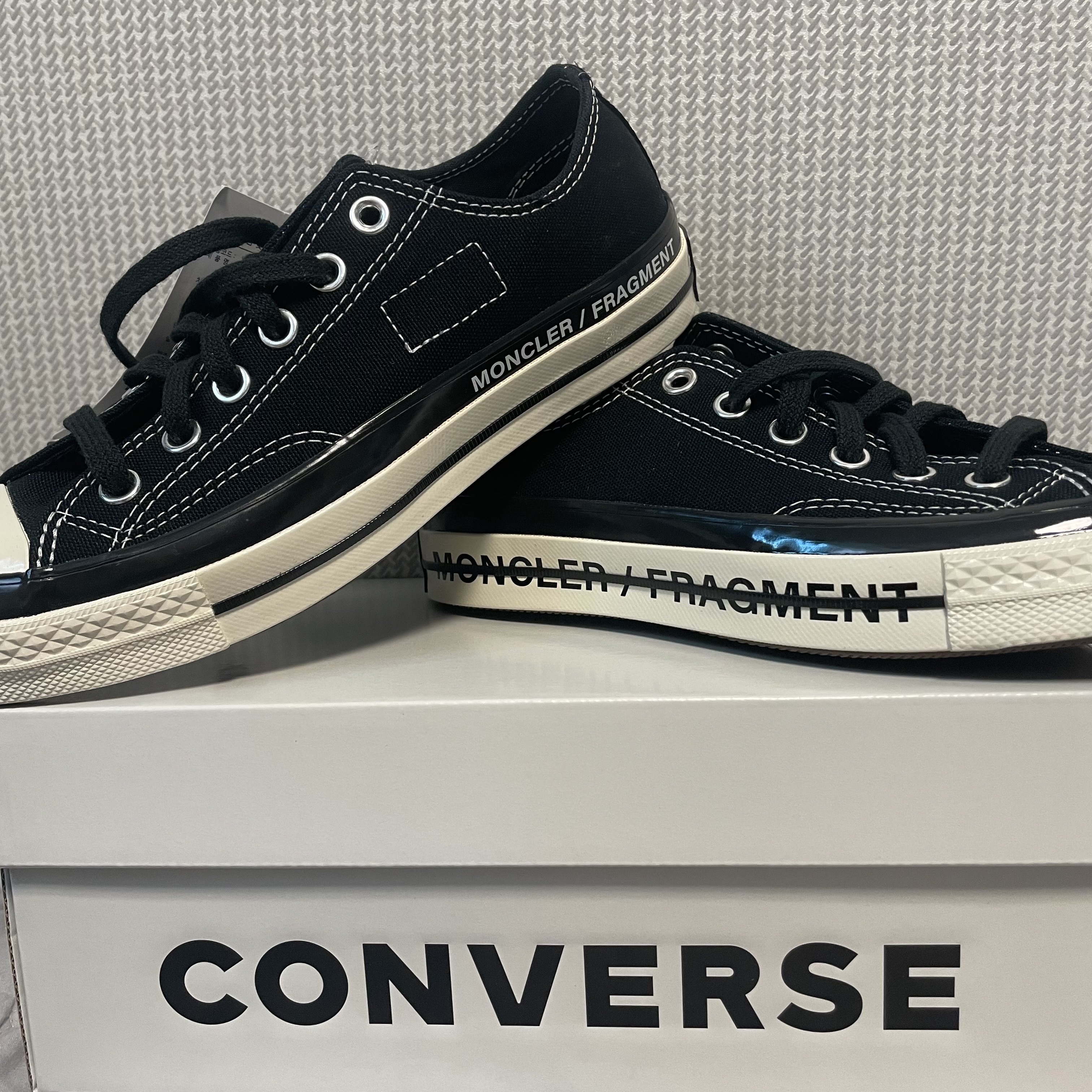 Converse x Moncler x Fragment Chuck 70 Ox Fraylor III Black 착용 스타일