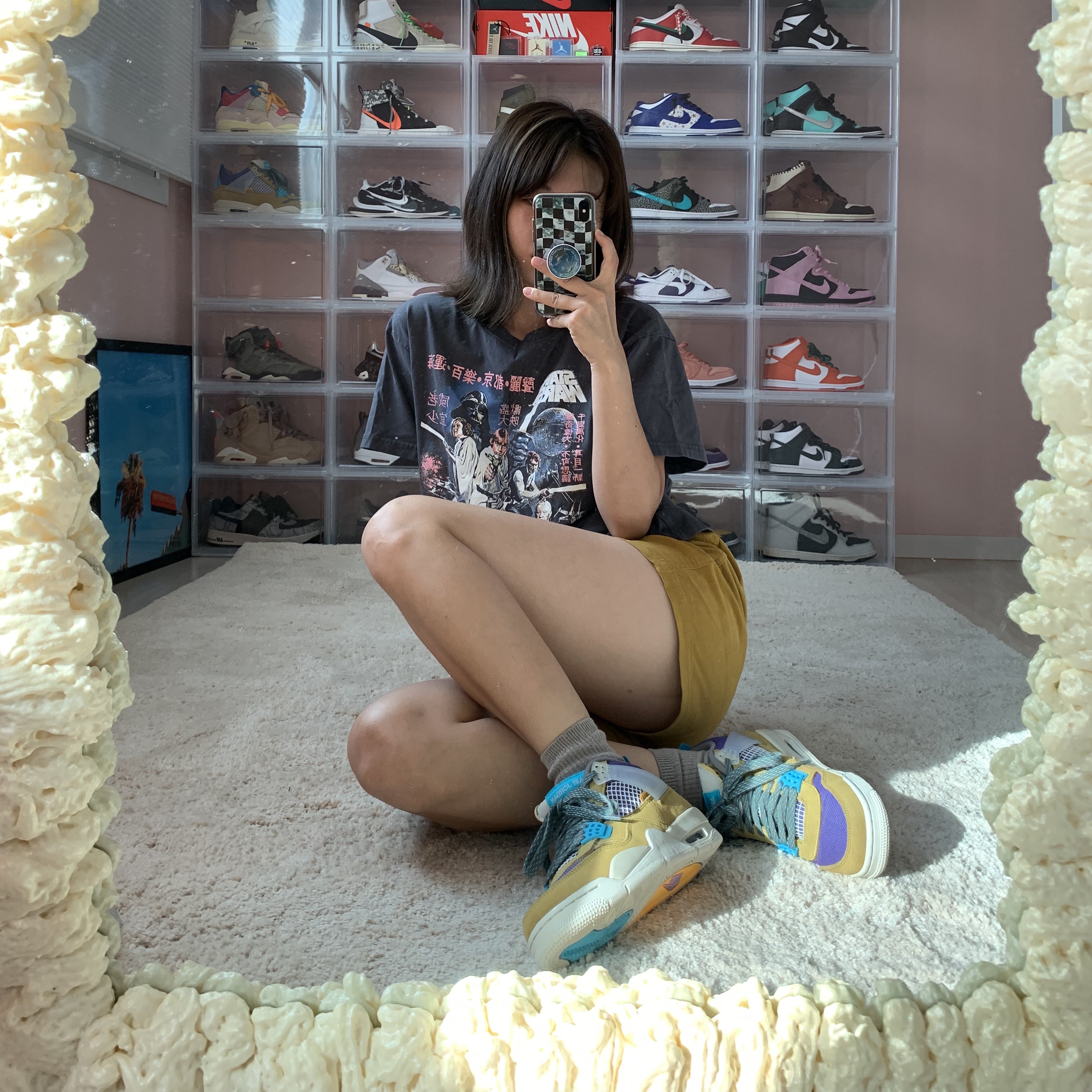 Jordan 4 x Union Retro SP Desert Moss 착용 스타일