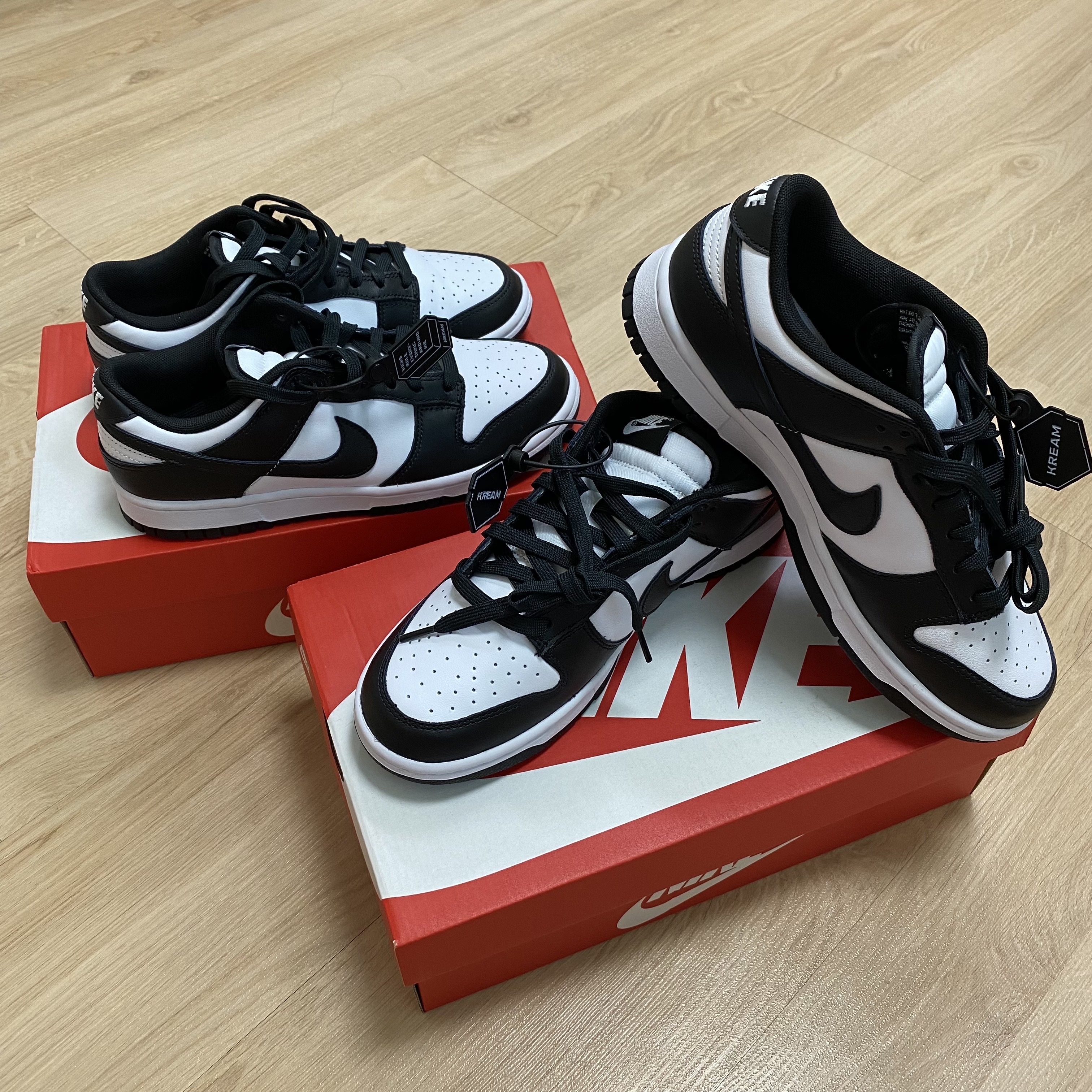 Nike Dunk Low Retro Black 착용 스타일 - 2