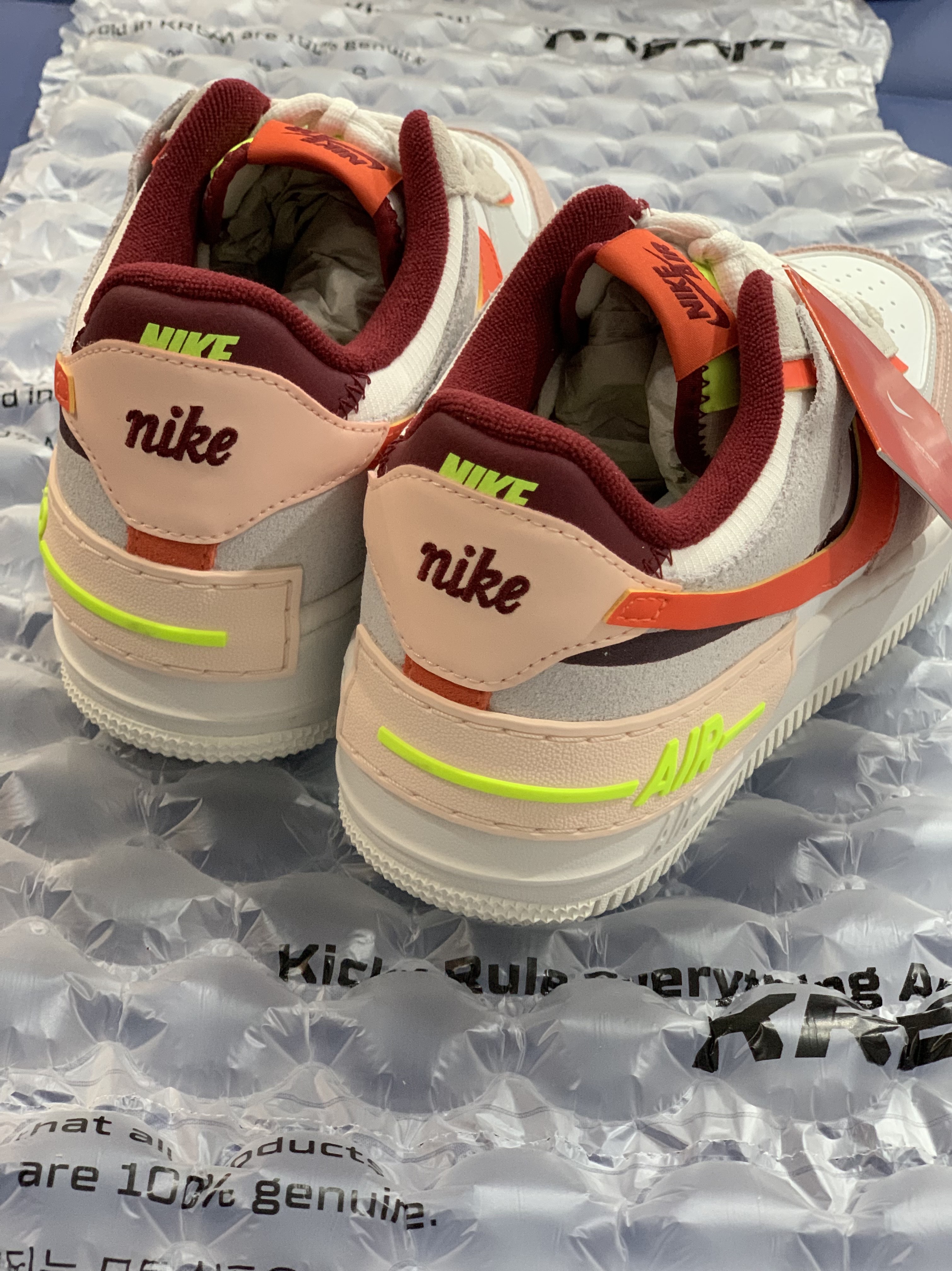 (W) Nike Air Force 1 Shadow Orange Pearl 착용 스타일 - 3