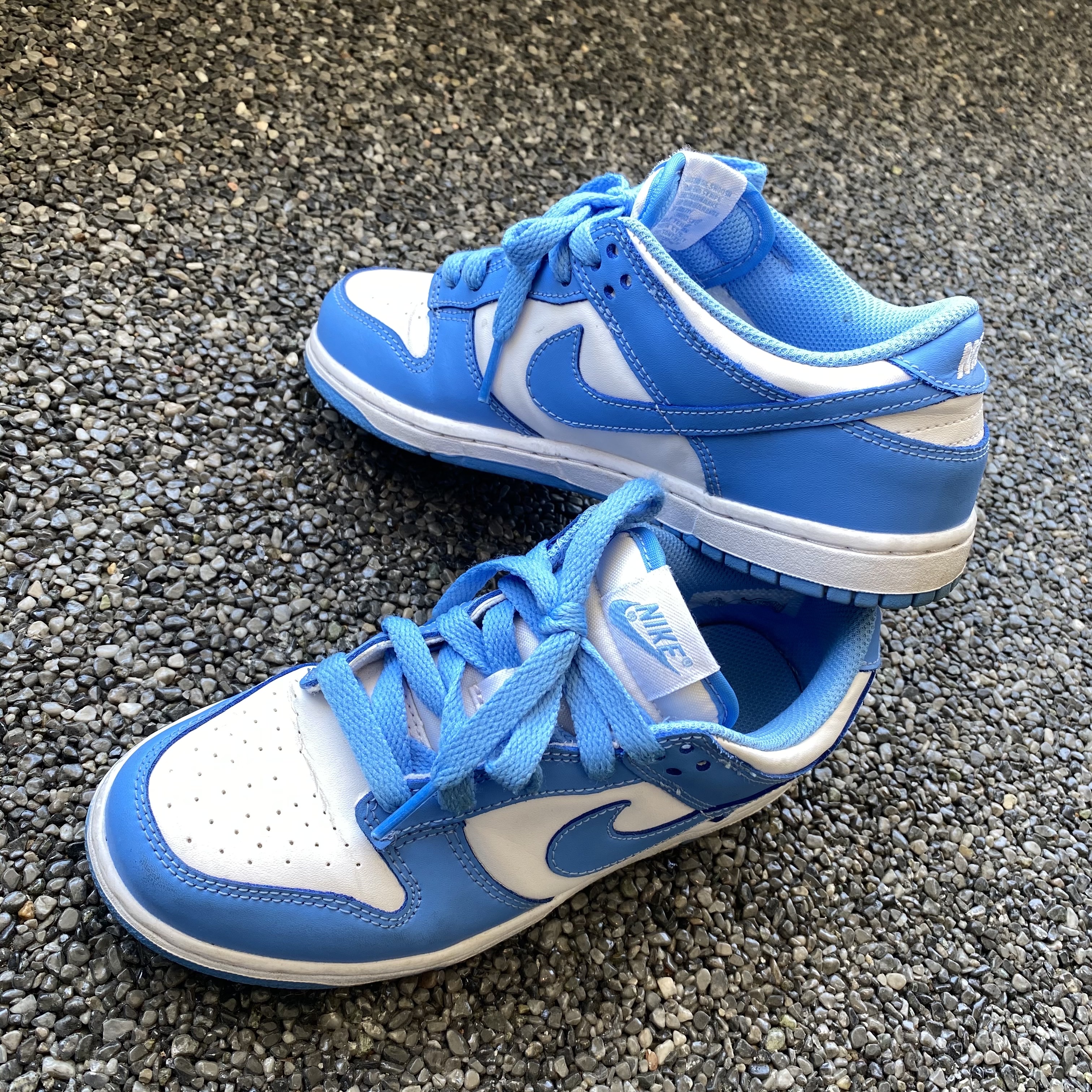 (GS) Nike Dunk Low University Blue 착용 스타일 - 2