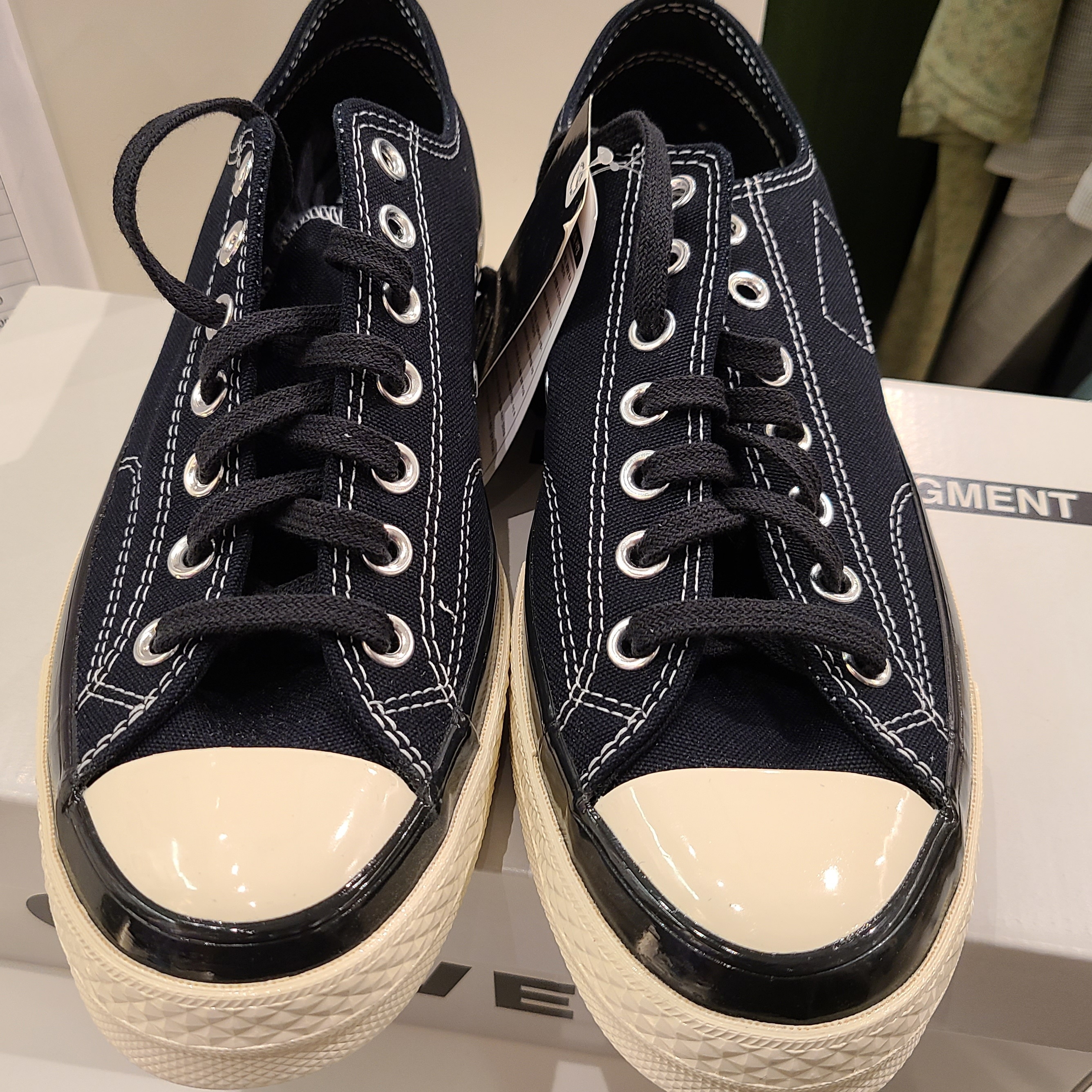 Converse x Moncler x Fragment Chuck 70 Ox Fraylor III Black 착용 스타일 - 1