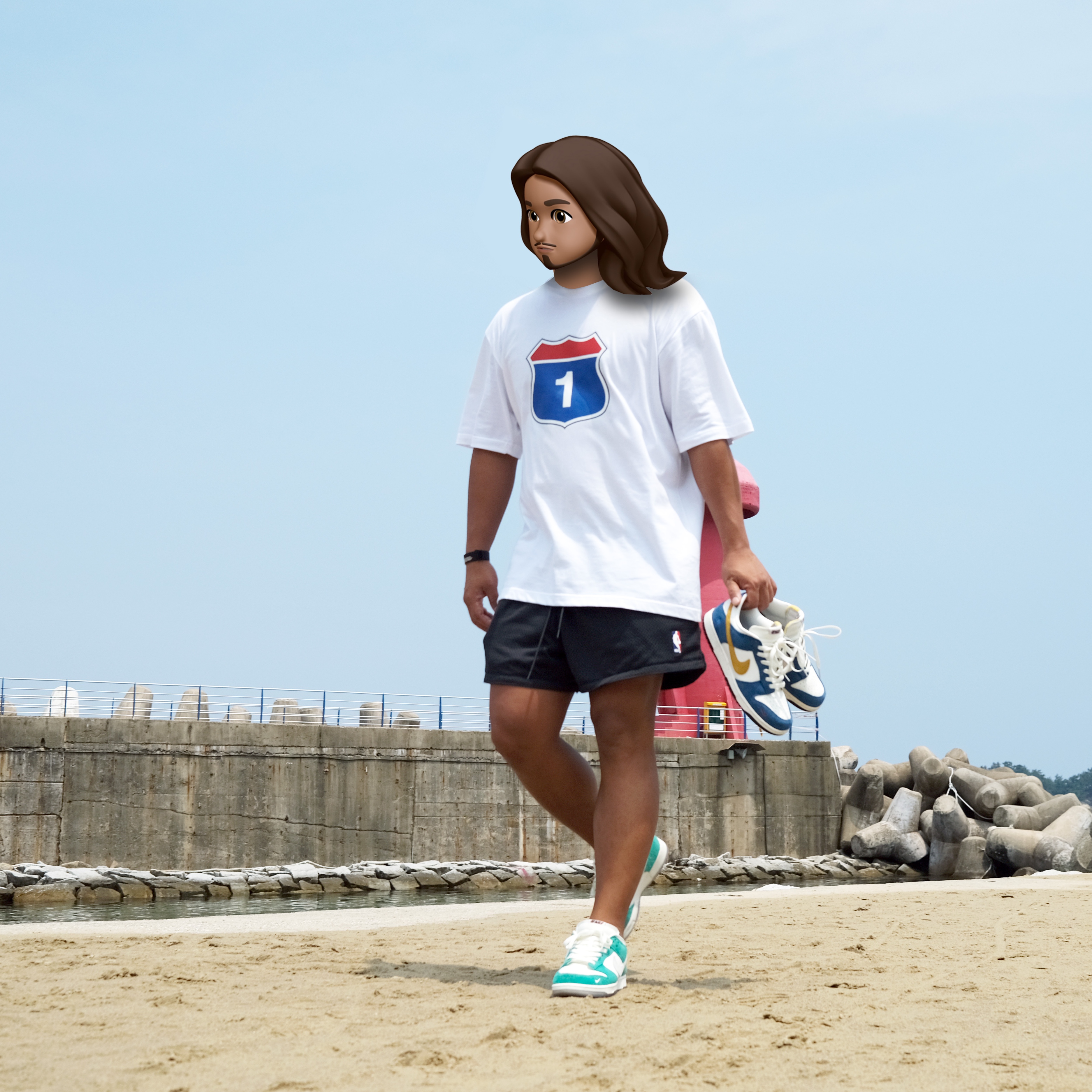 Nike x Kasina Dunk Low 80's Bus, Nike x Kasina Dunk Low Road Sign - Kasina Exclusive 착용 스타일 - 1