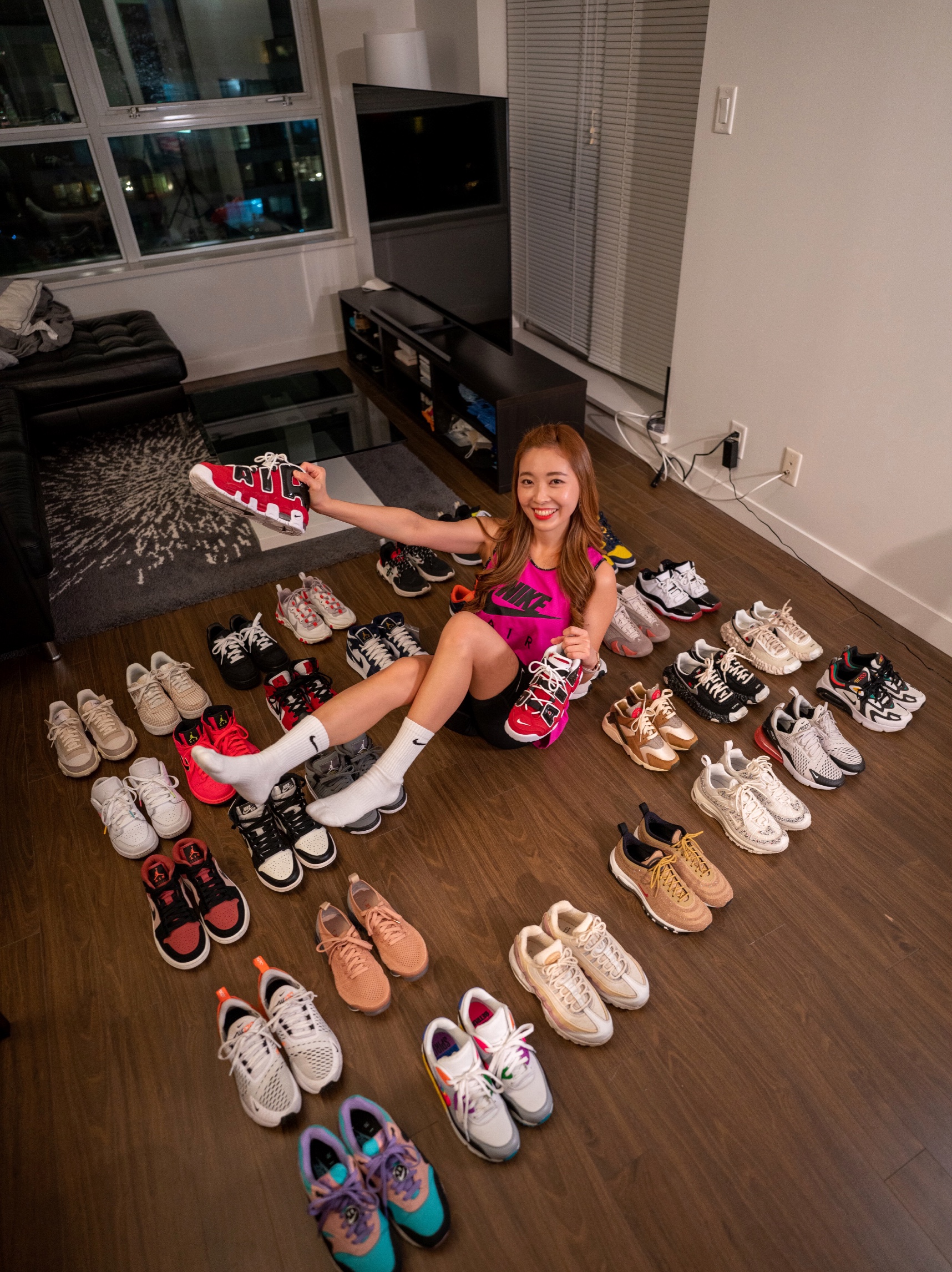 (GS) Nike Air More Uptempo 96 Bulls 2021, Nike Air Max 1 Have a Nike Day 착용 스타일 - 2
