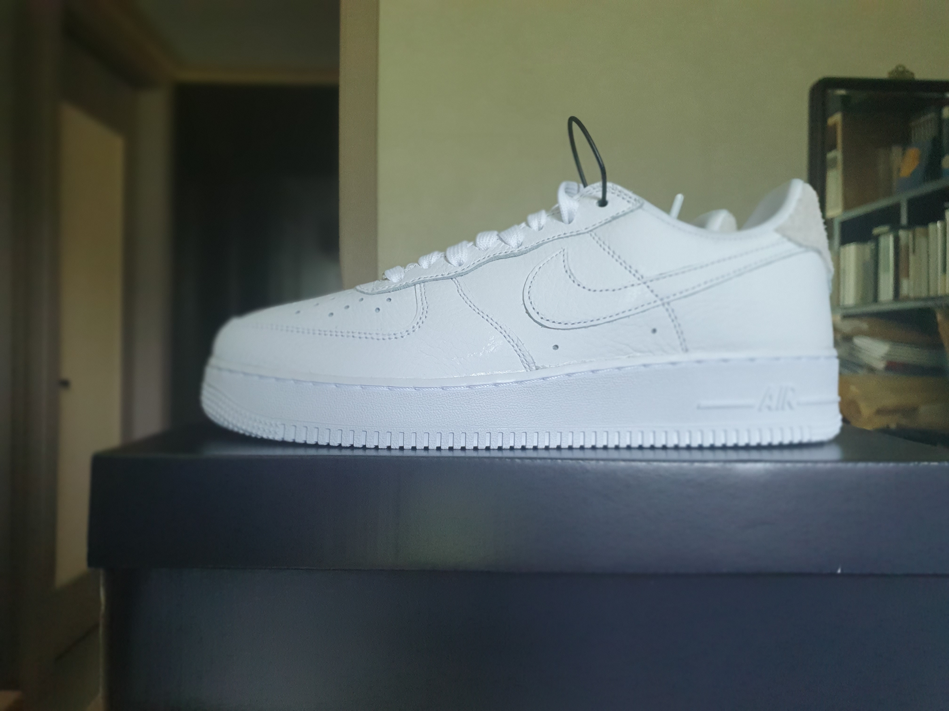 Nike Air Force 1 '07 Craft Vast Grey 착용 스타일 - 3