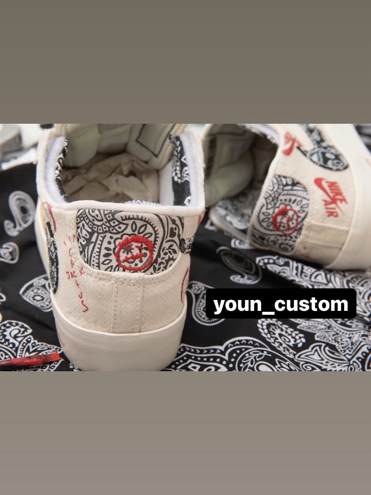 Nike Blazer Low '77 Vintage Paisley Swoosh 착용 스타일 - 5