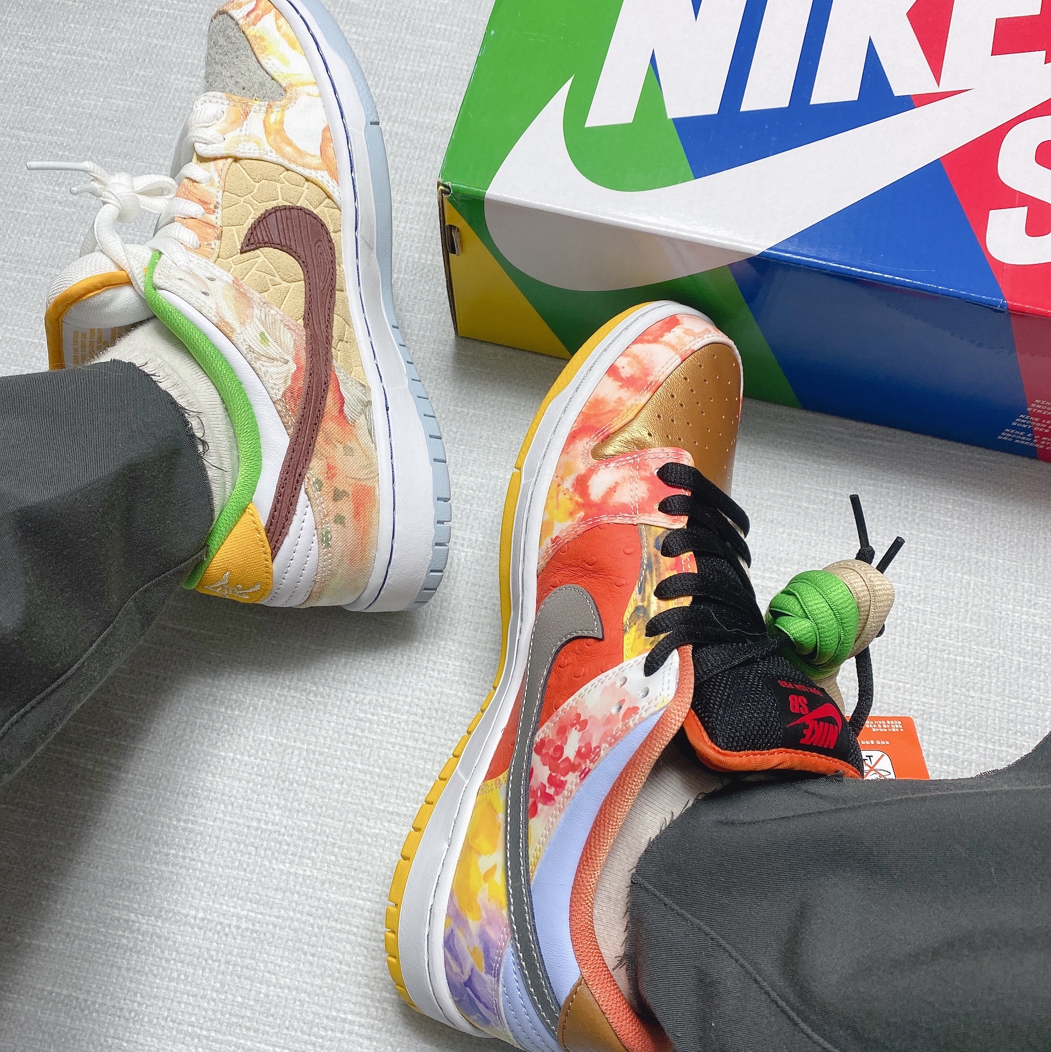 Nike SB Dunk Low Pro Street Hawker 착용 스타일 - 1