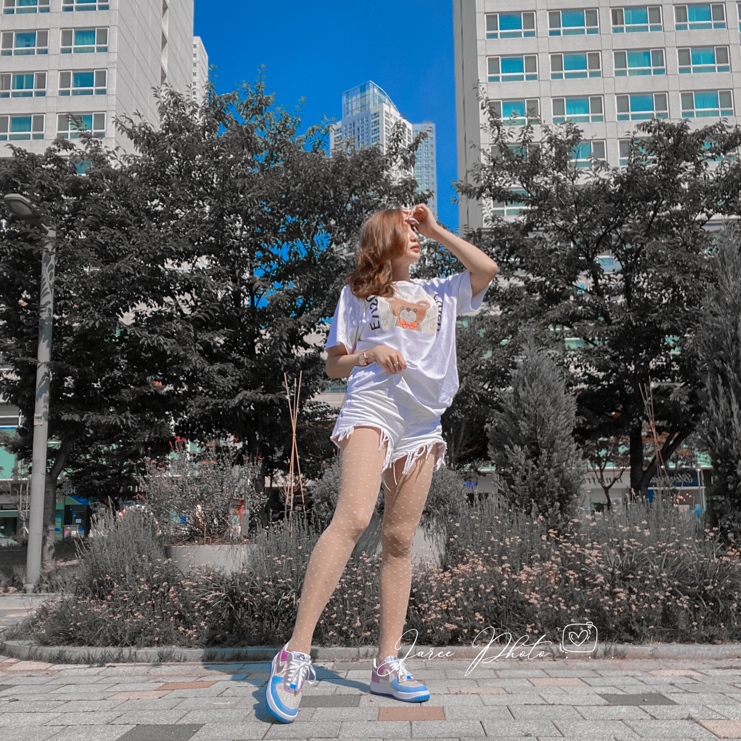(W) Nike Air Force 1 '07 LX Photochromic 착용 스타일 - 2
