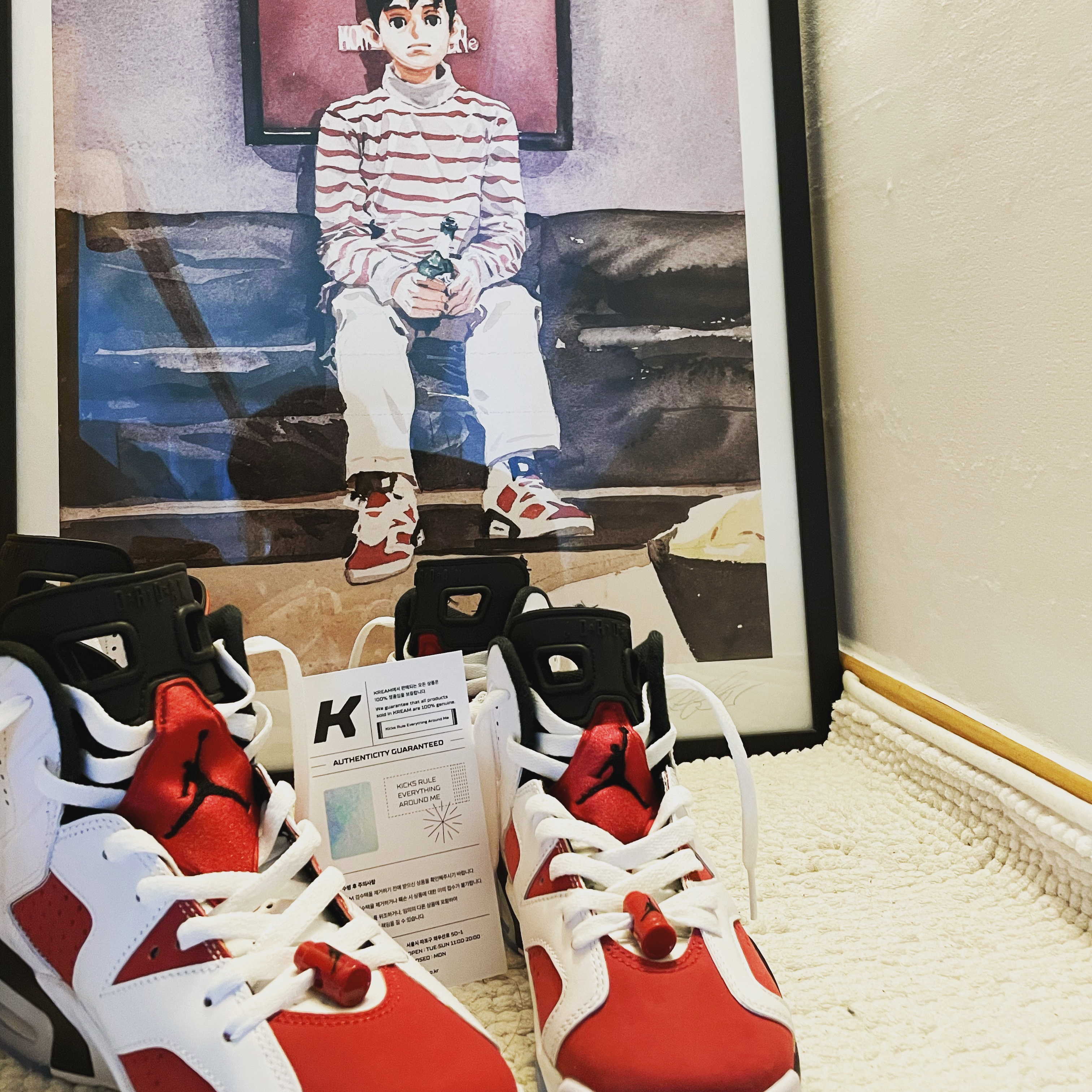 Jordan 6 Retro Carmine 2021 착용 스타일