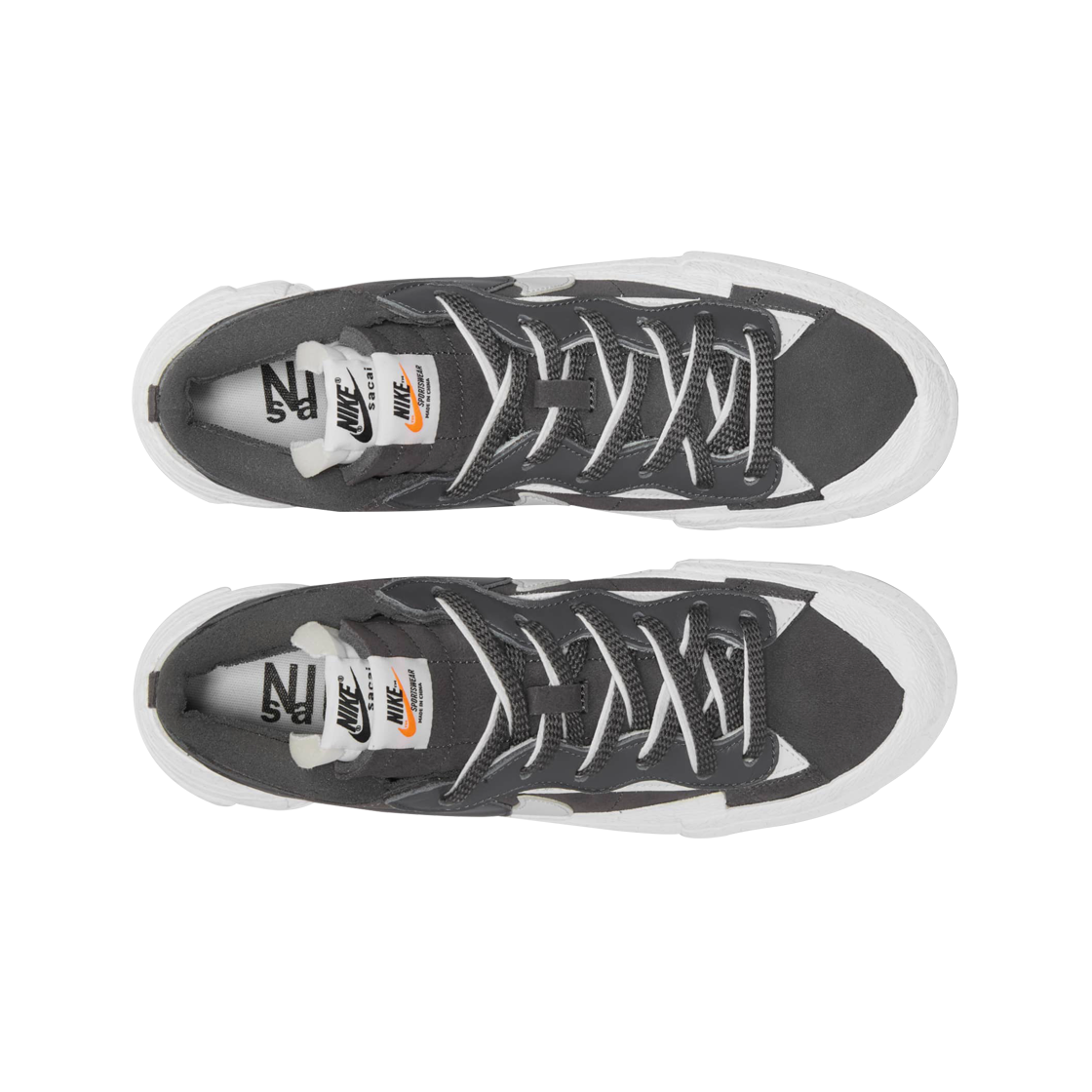 Nike x Sacai Blazer Low Iron Grey DD1877-002 Sneakers Shoes Trainers
