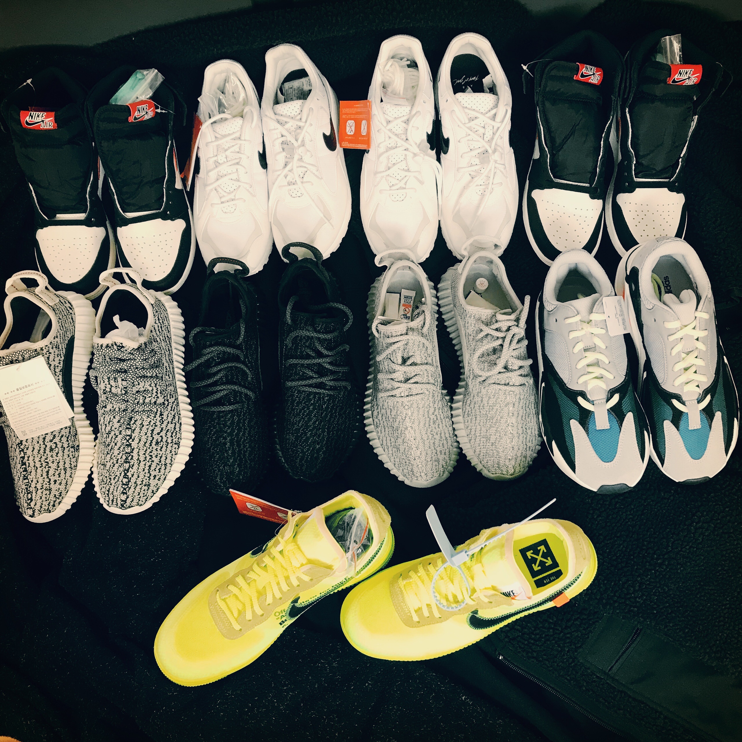 Nike x Off-White Air Force 1 Low Volt, Adidas Yeezy Boost 350 Turtledove 2015 착용 스타일 - 2