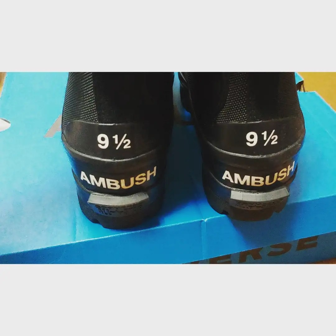 Converse x Ambush Chuck Taylor All Star Duck Boot Black 착용 스타일 - 2