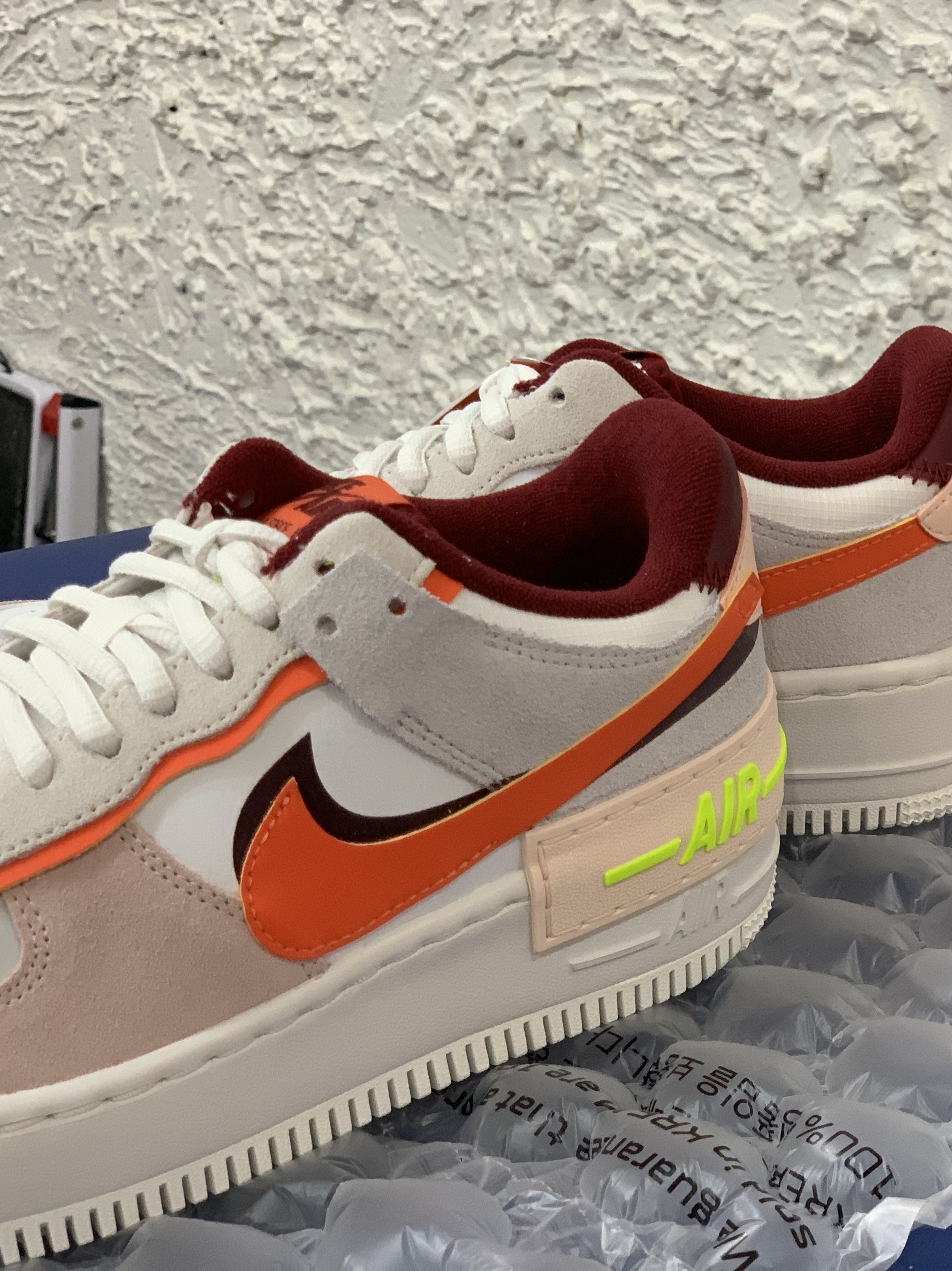 (W) Nike Air Force 1 Shadow Orange Pearl 착용 스타일 - 5
