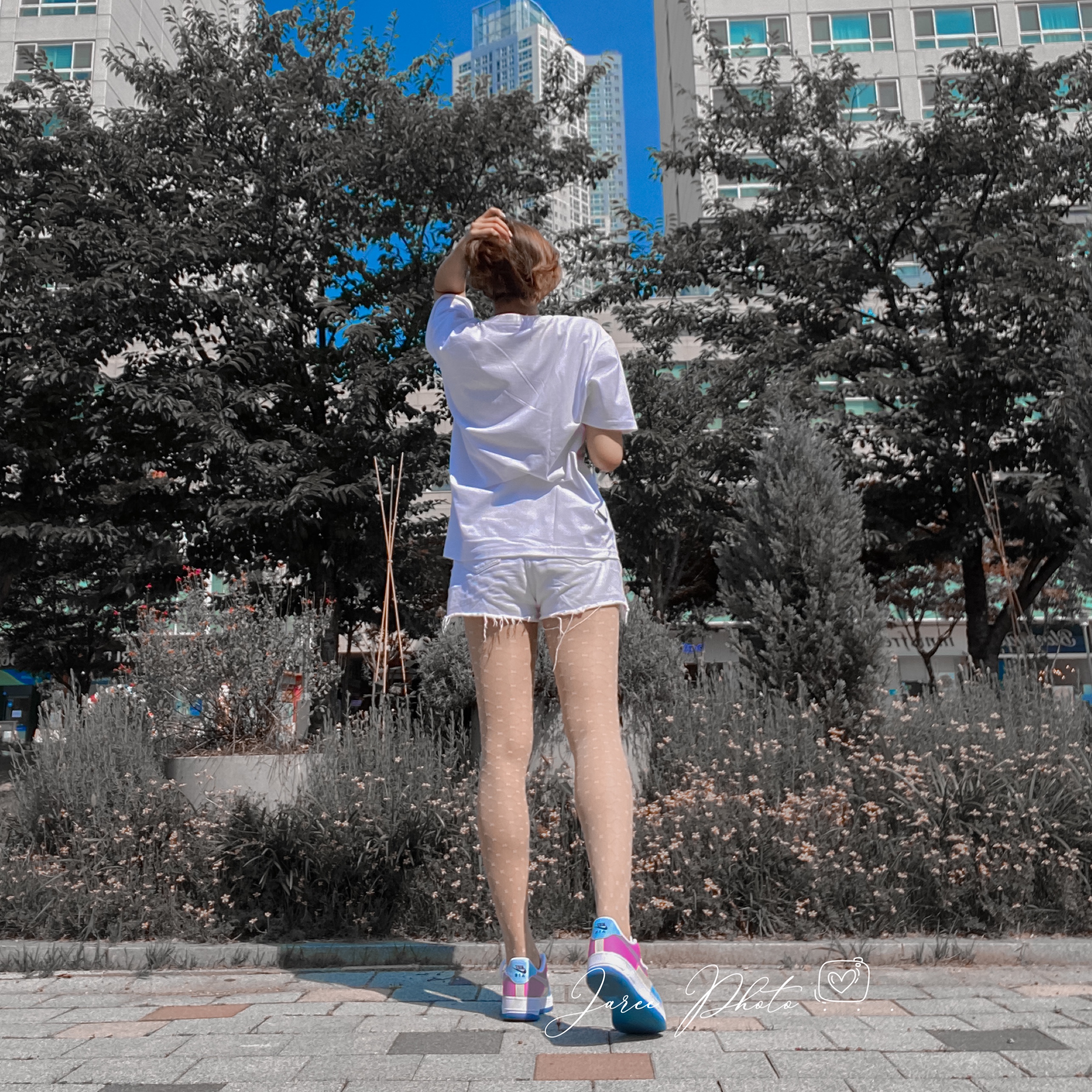 (W) Nike Air Force 1 '07 LX Photochromic 착용 스타일 - 3