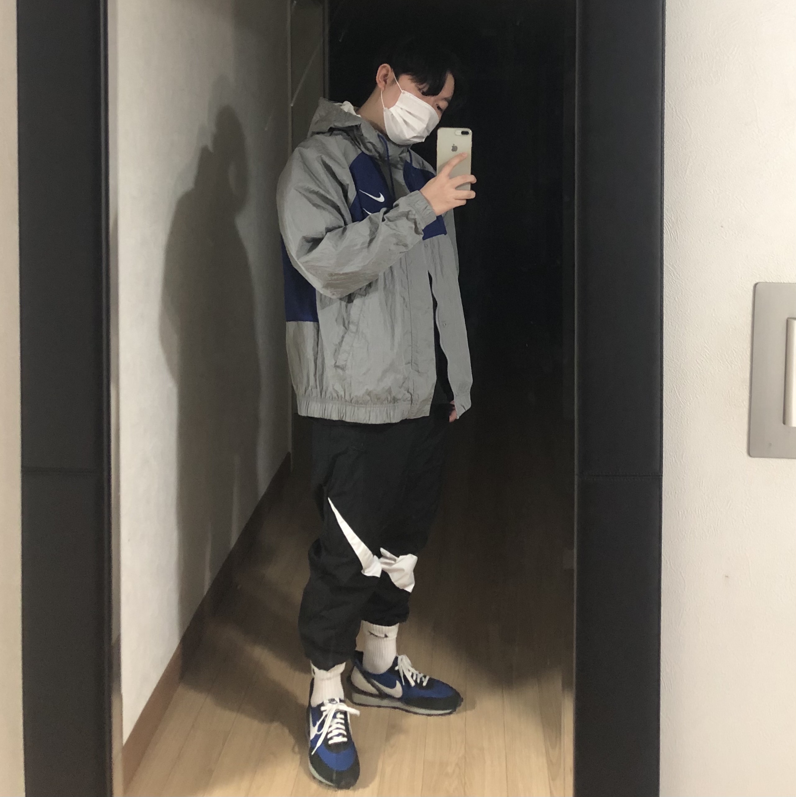 Nike x Undercover Daybreak Blue Jay 착용 스타일