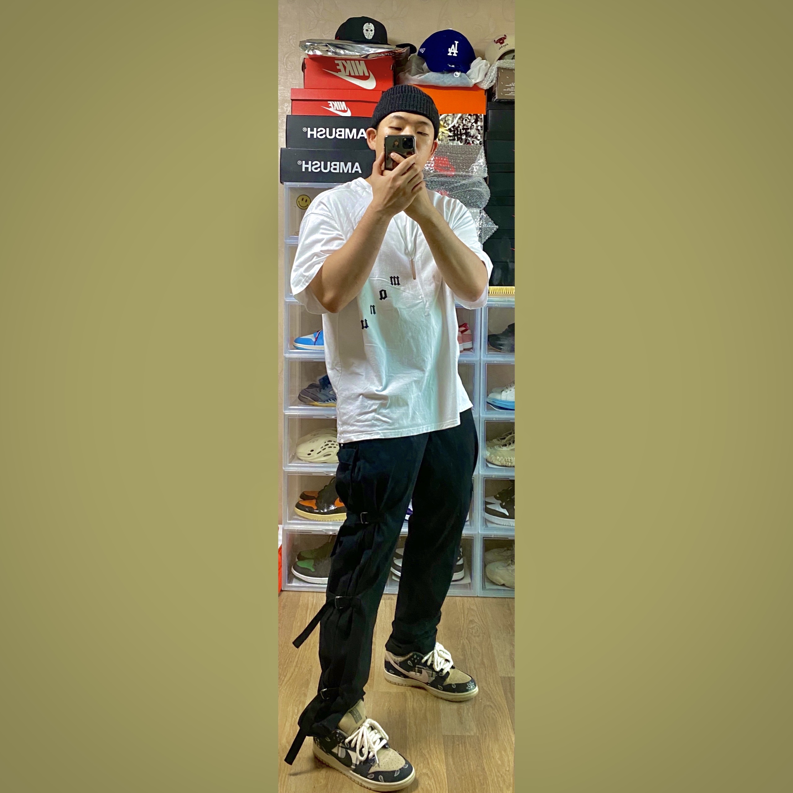 Nike x Travis Scott SB Dunk Low 착용 스타일