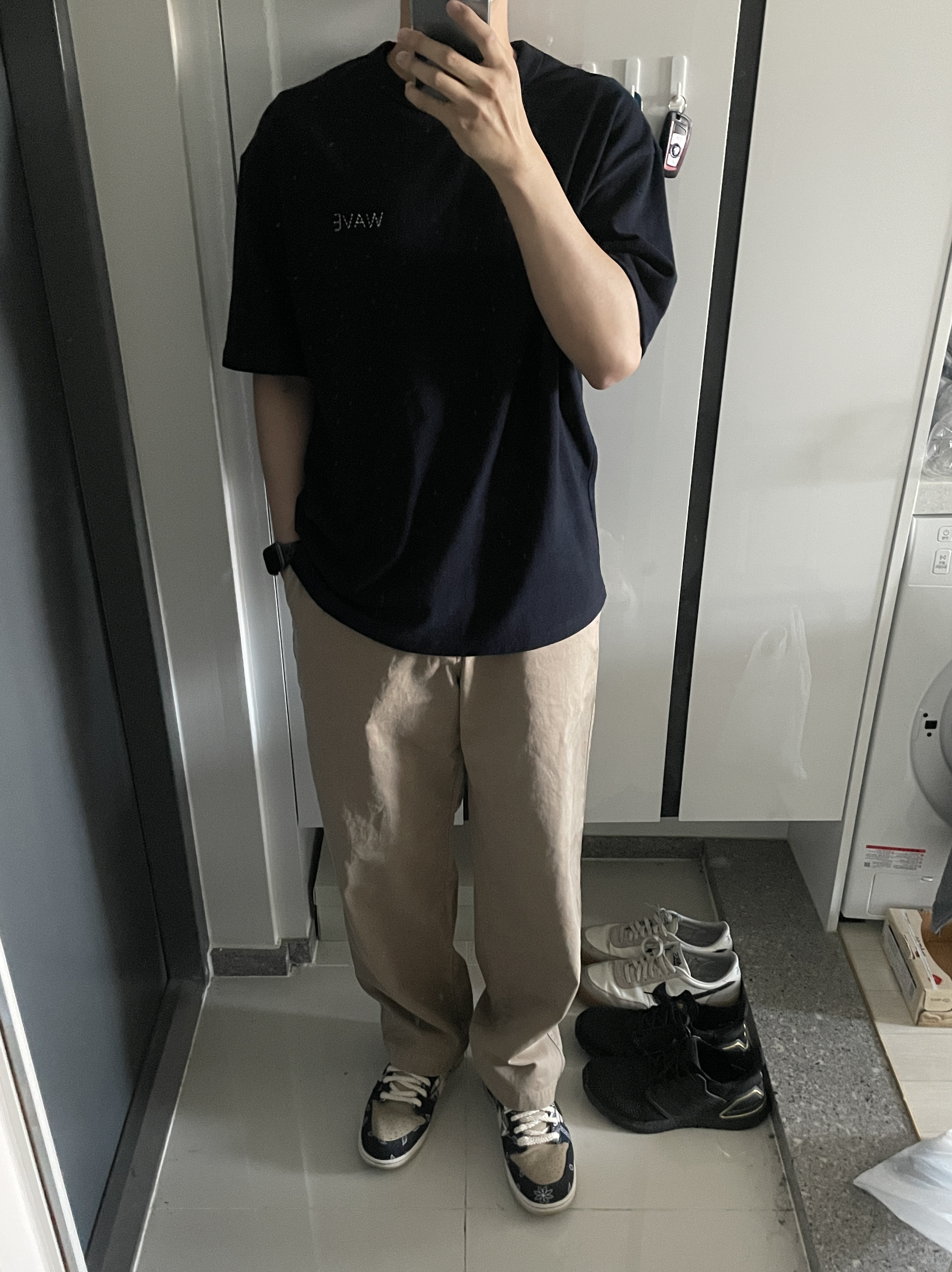 Nike x Travis Scott SB Dunk Low 착용 스타일