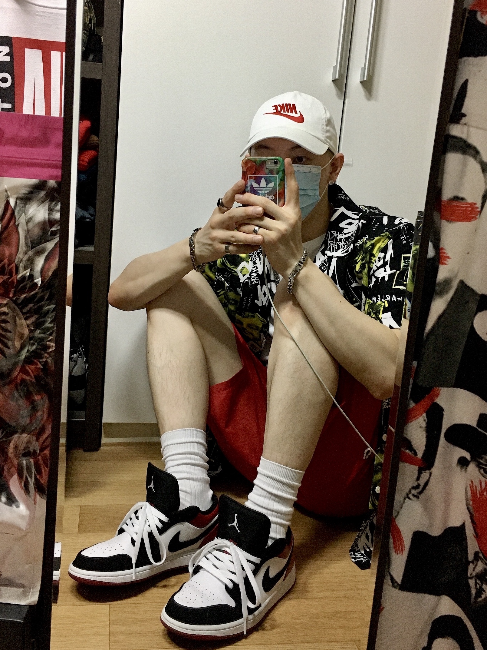 Jordan 1 Low Black Toe 착용 스타일 - 2