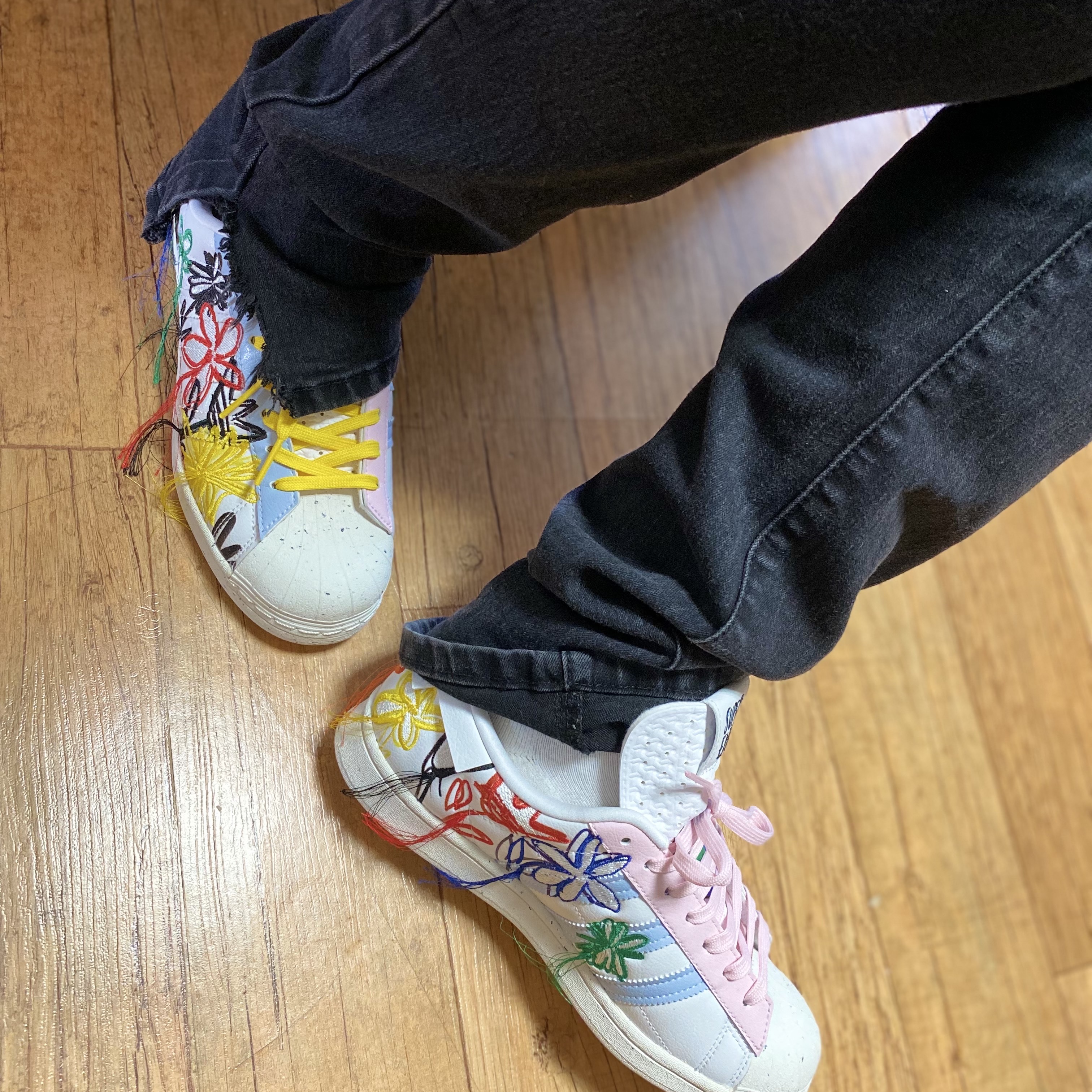 Adidas x Sean Wotherspoon Superstar Superearth 착용 스타일 - 2