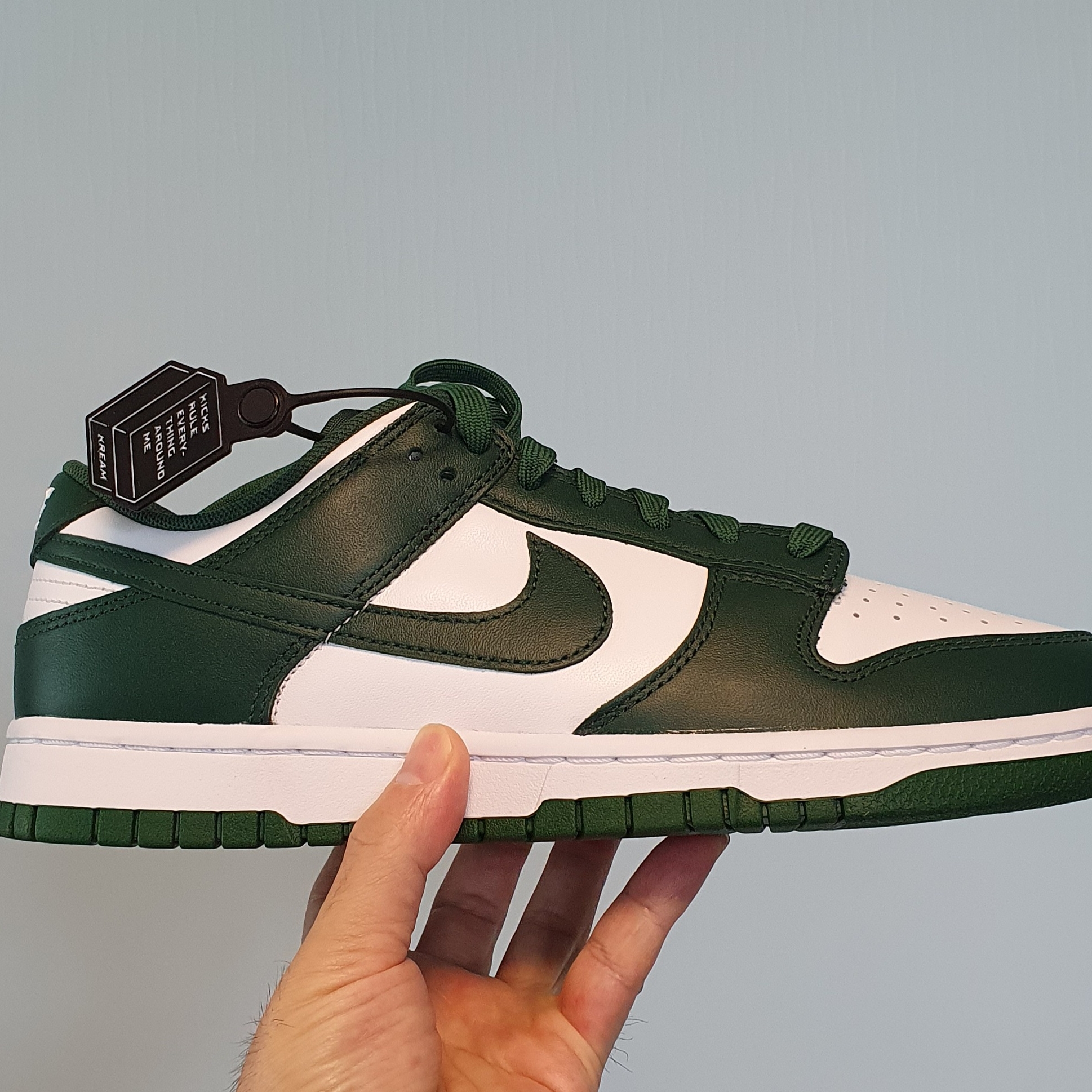 Nike Dunk Low Retro Varsity Green 착용 스타일