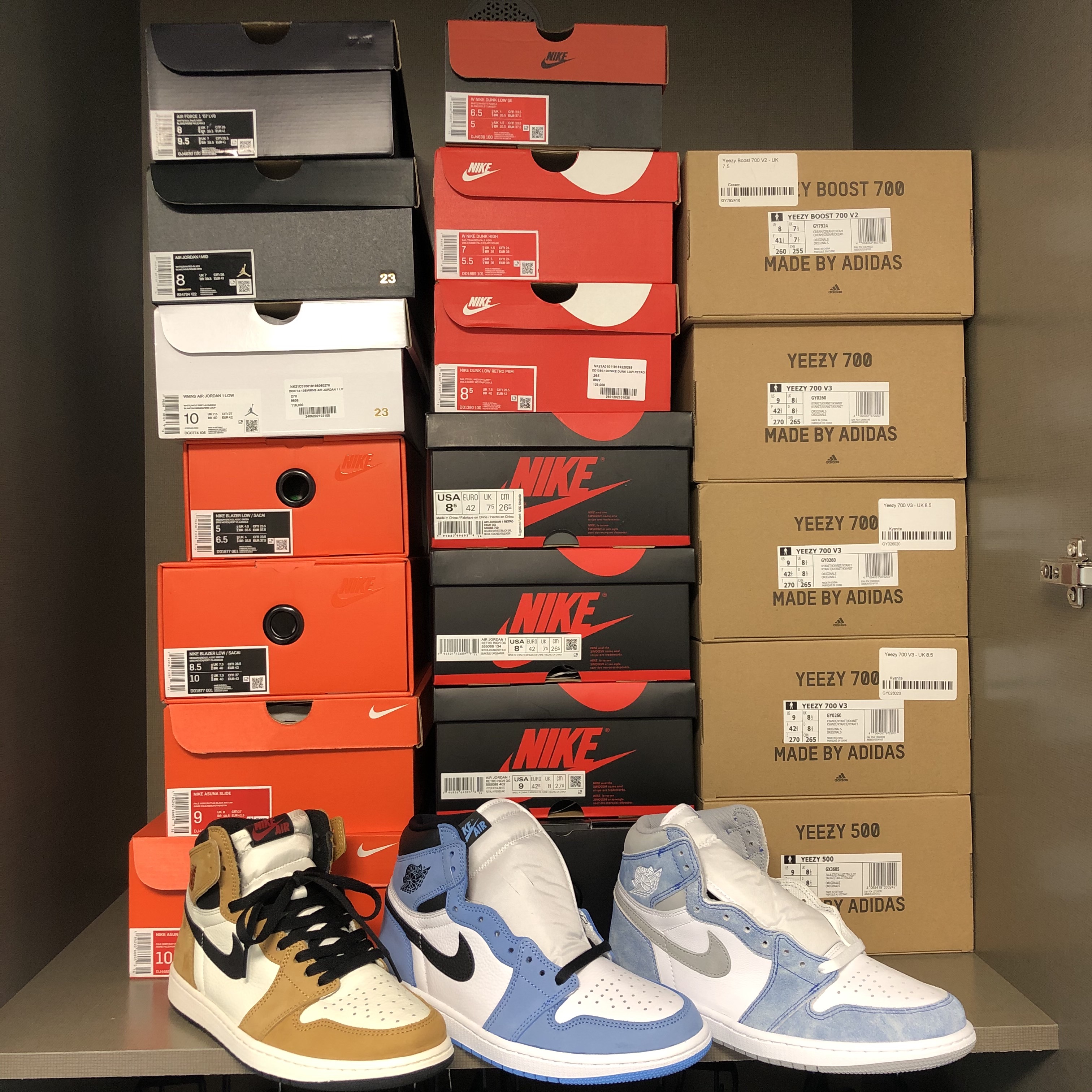 Nike x Peaceminusone Air Force 1 Low Para-Noise 2.0, Jordan 11 Retro Bred 2019 착용 스타일 - 2