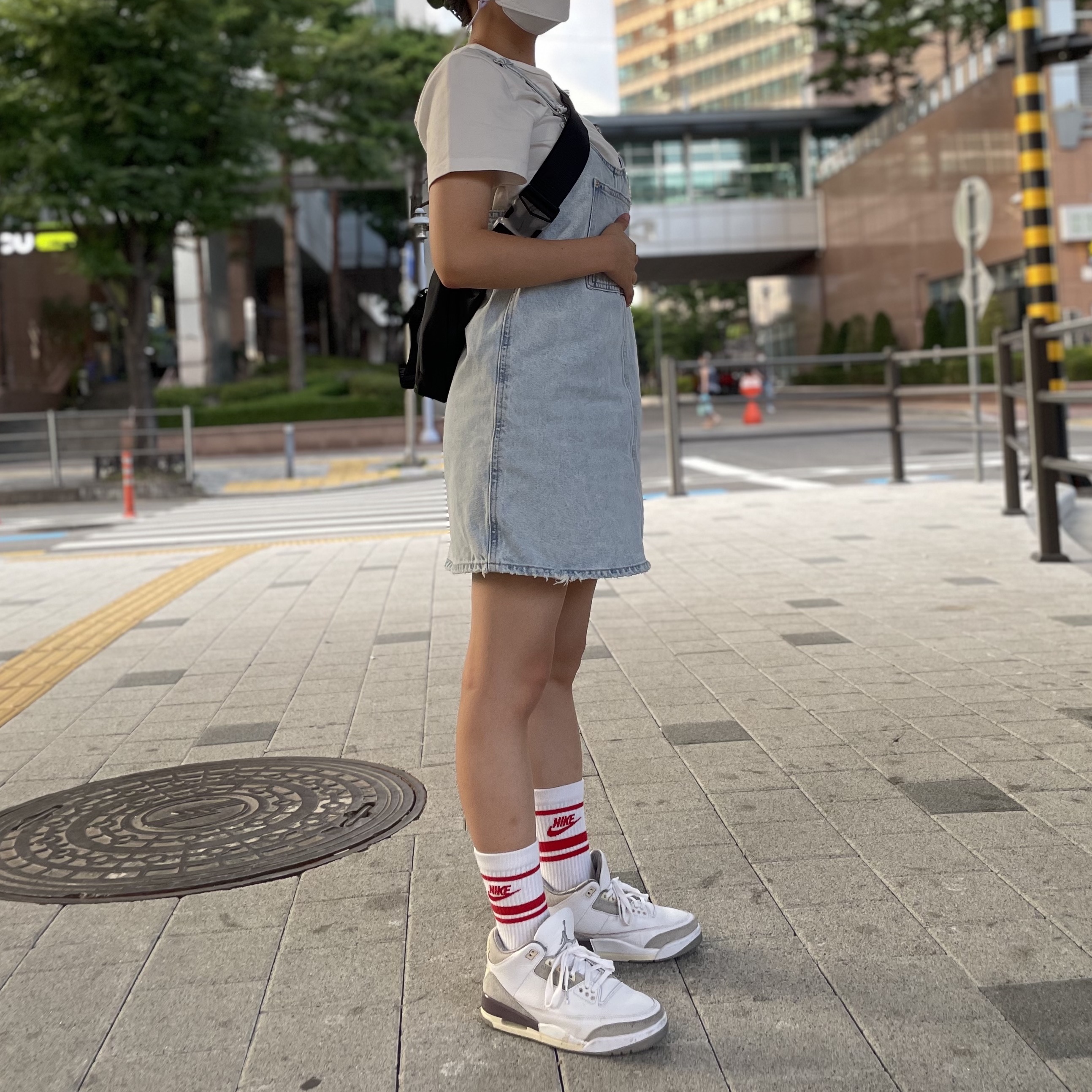 (W) Jordan 3 x A Ma Maniere Retro SP 착용 스타일