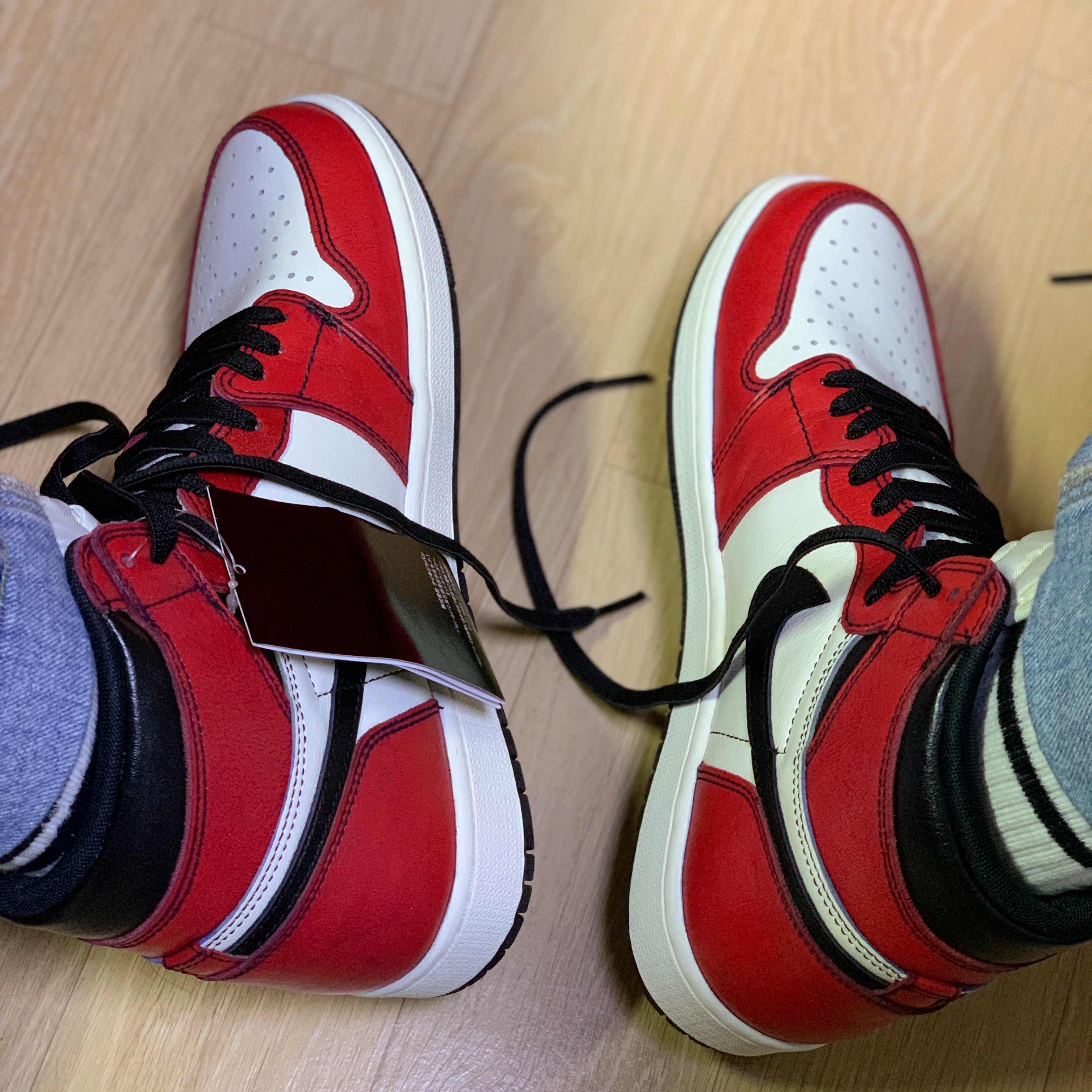 Jordan 1 Retro High OG Defiant SB LA to Chicago 착용 스타일 - 1