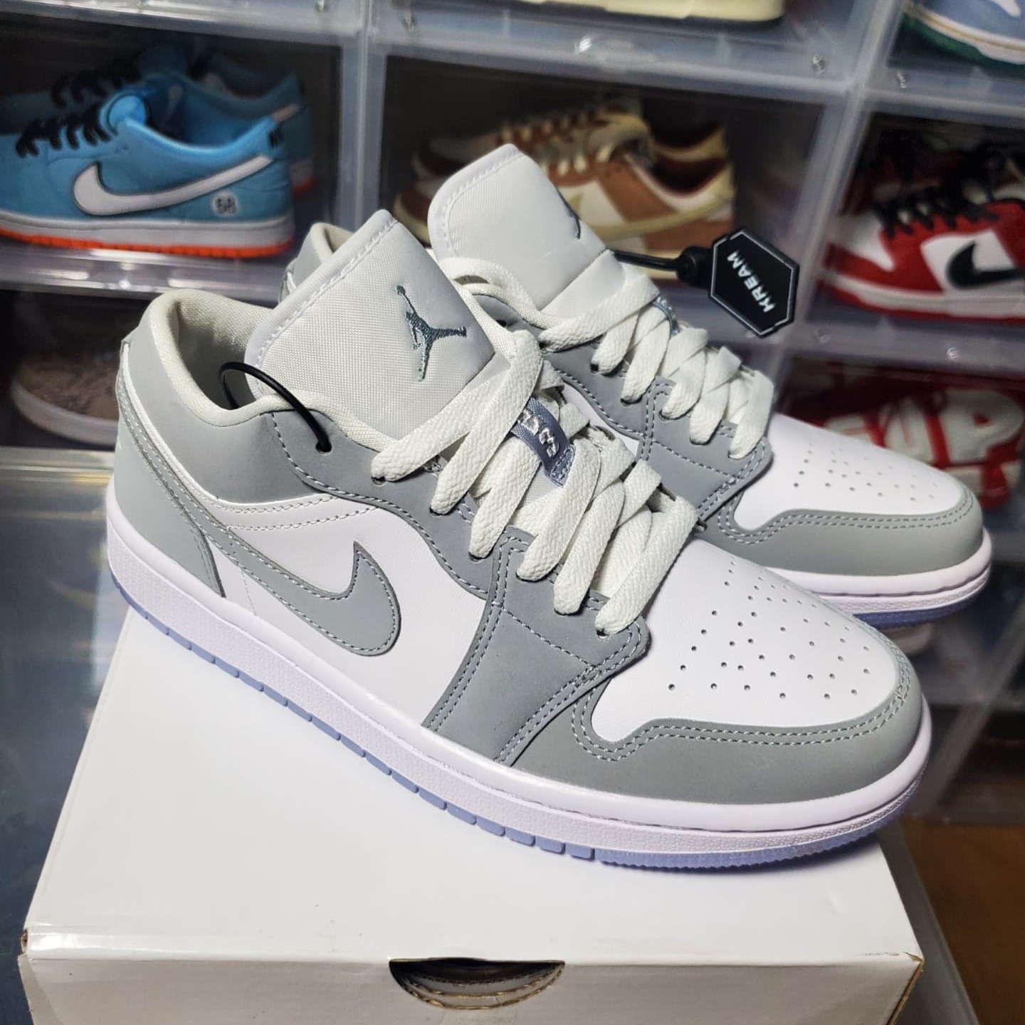 Jordan 4 x Union Retro Guava Ice, (W) Jordan 1 Mid Teal Tint 착용 스타일 - 5