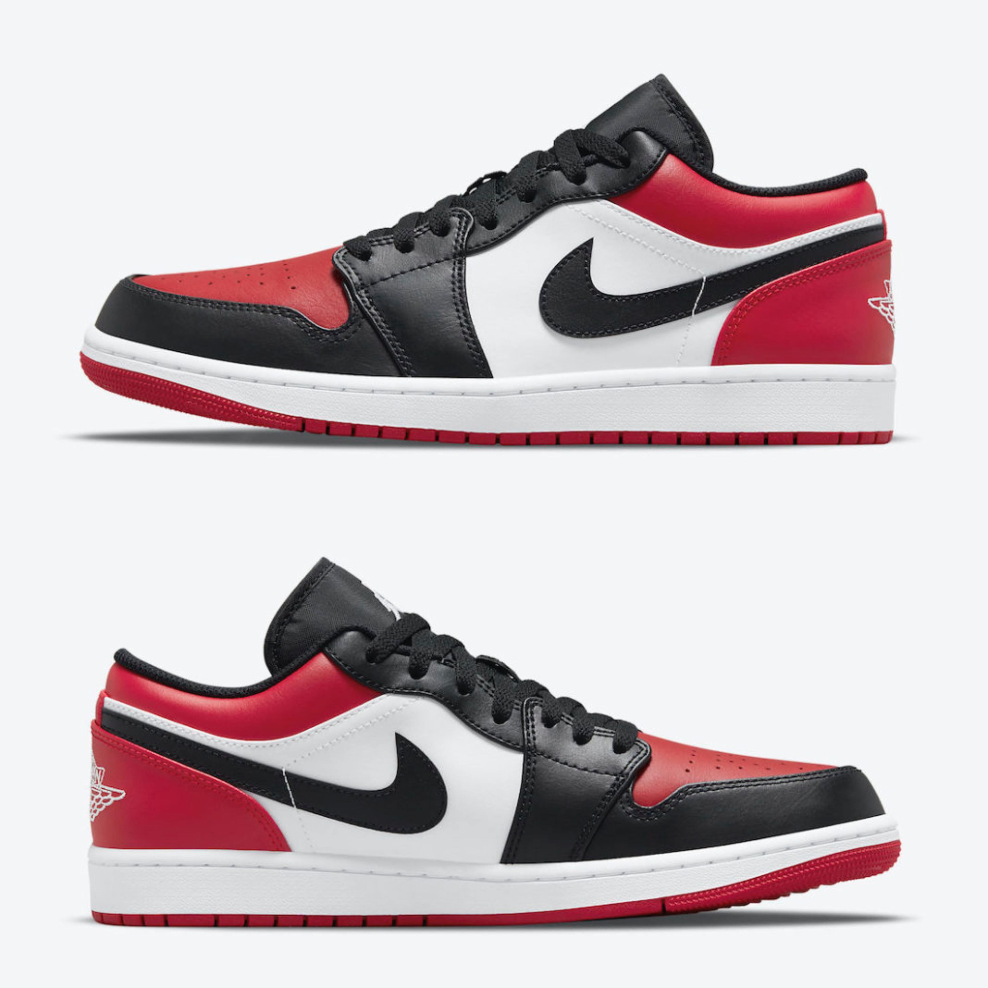 Jordan 1 Low Bred Toe 착용 스타일 - 2