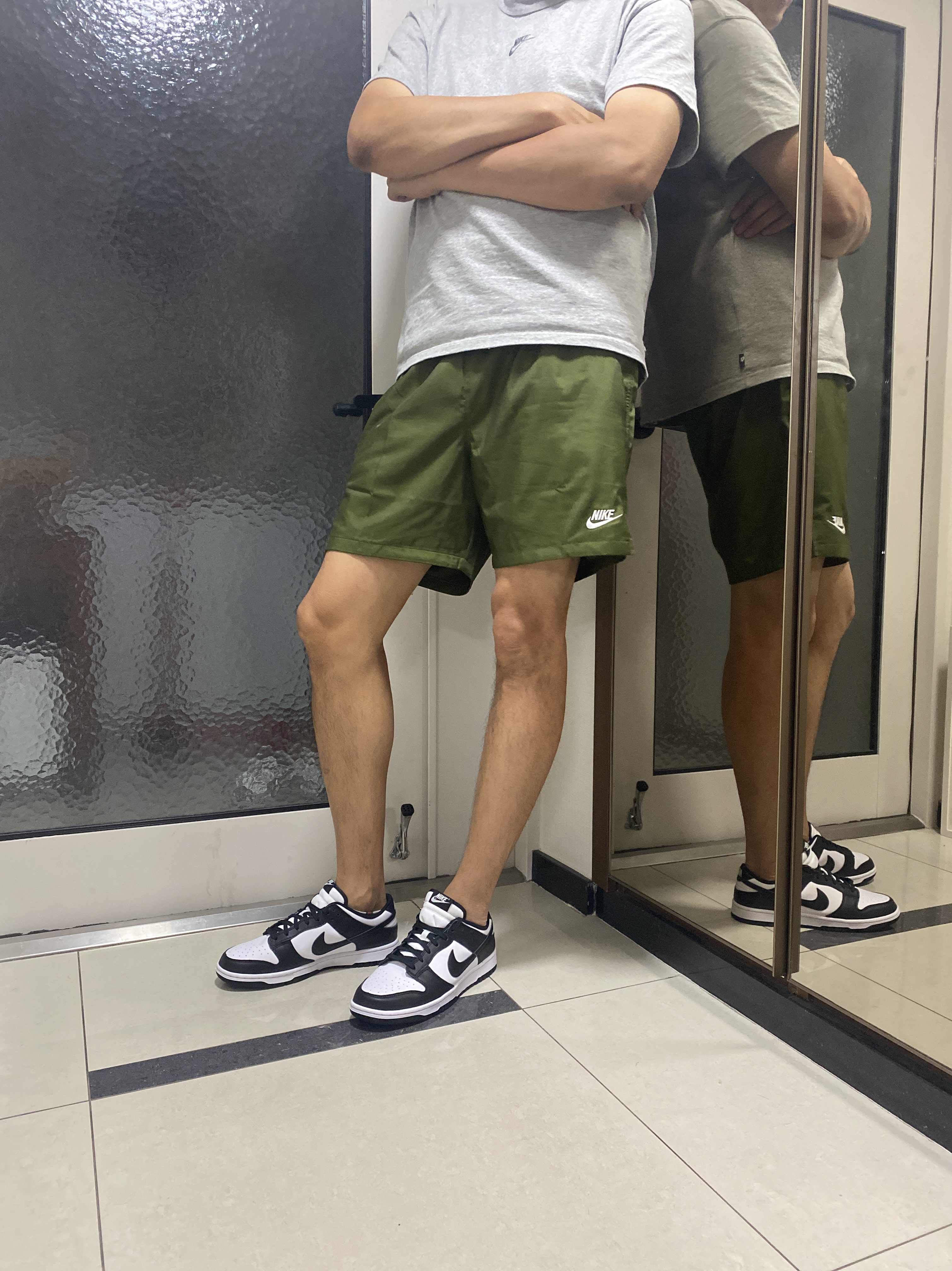 Nike Dunk Low Retro Black 착용 스타일