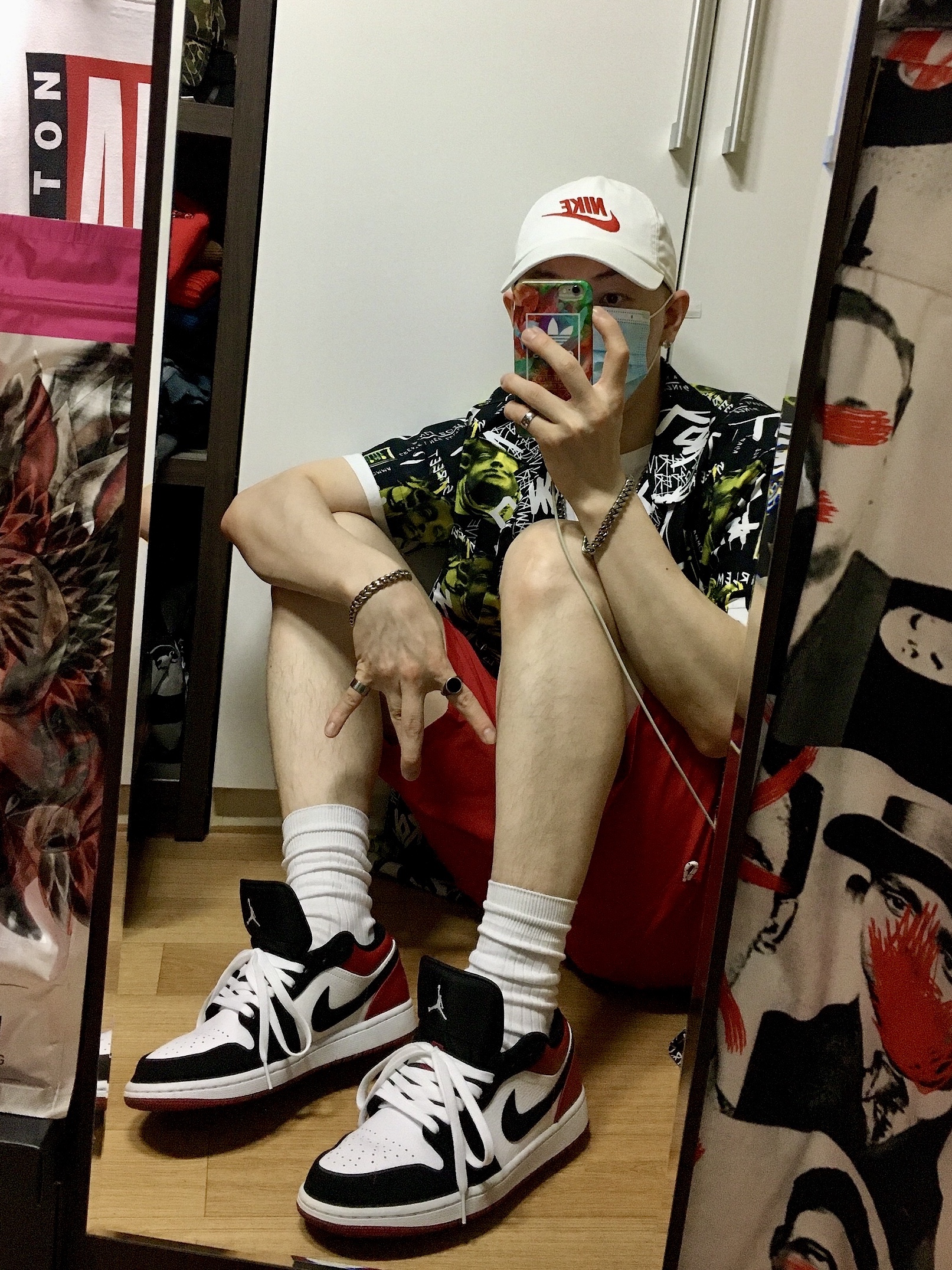Jordan 1 Low Black Toe 착용 스타일 - 3
