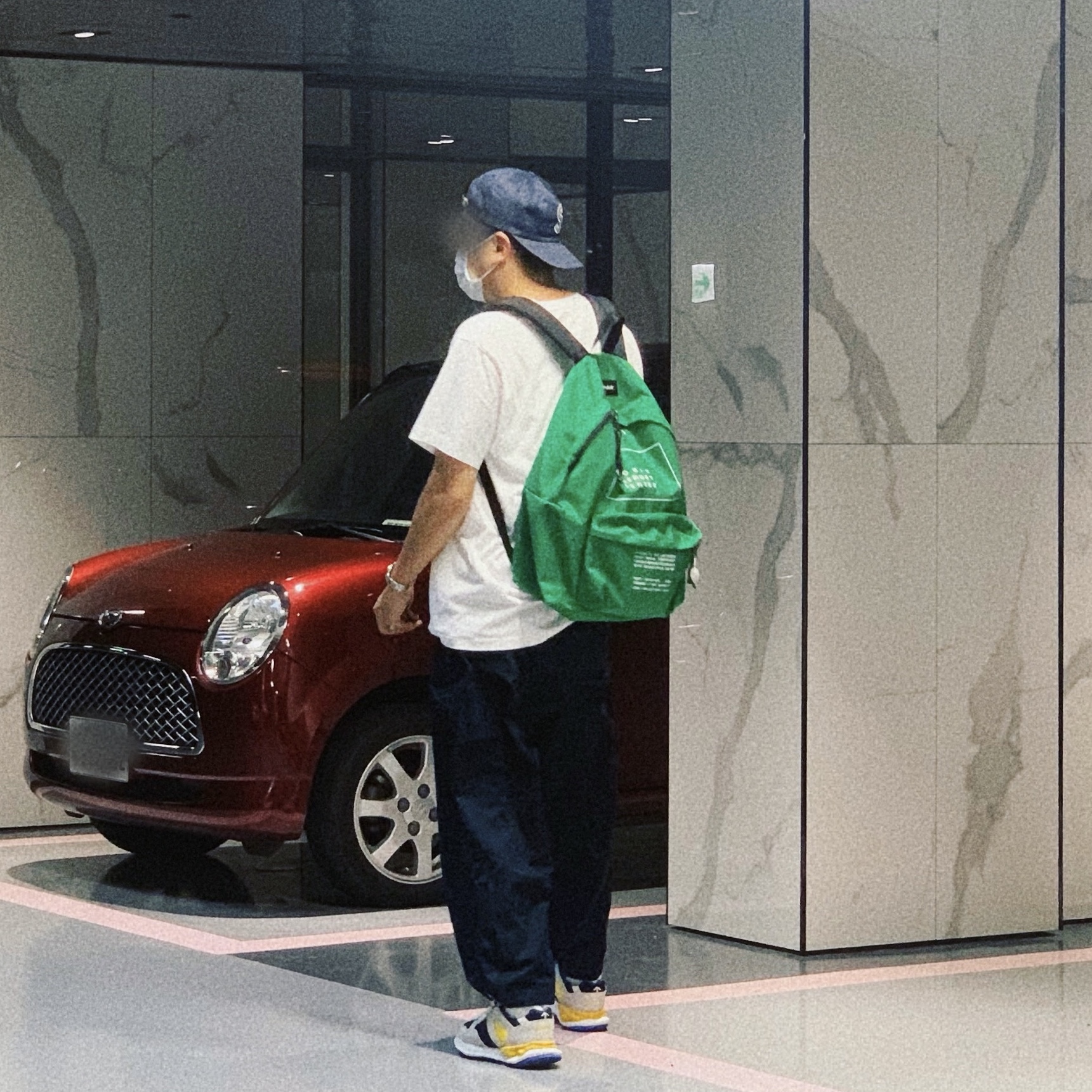 Maison Mihara Yasuhiro x Nigel Cabourn FR Army Sneakers Navy 착용 스타일 - 2