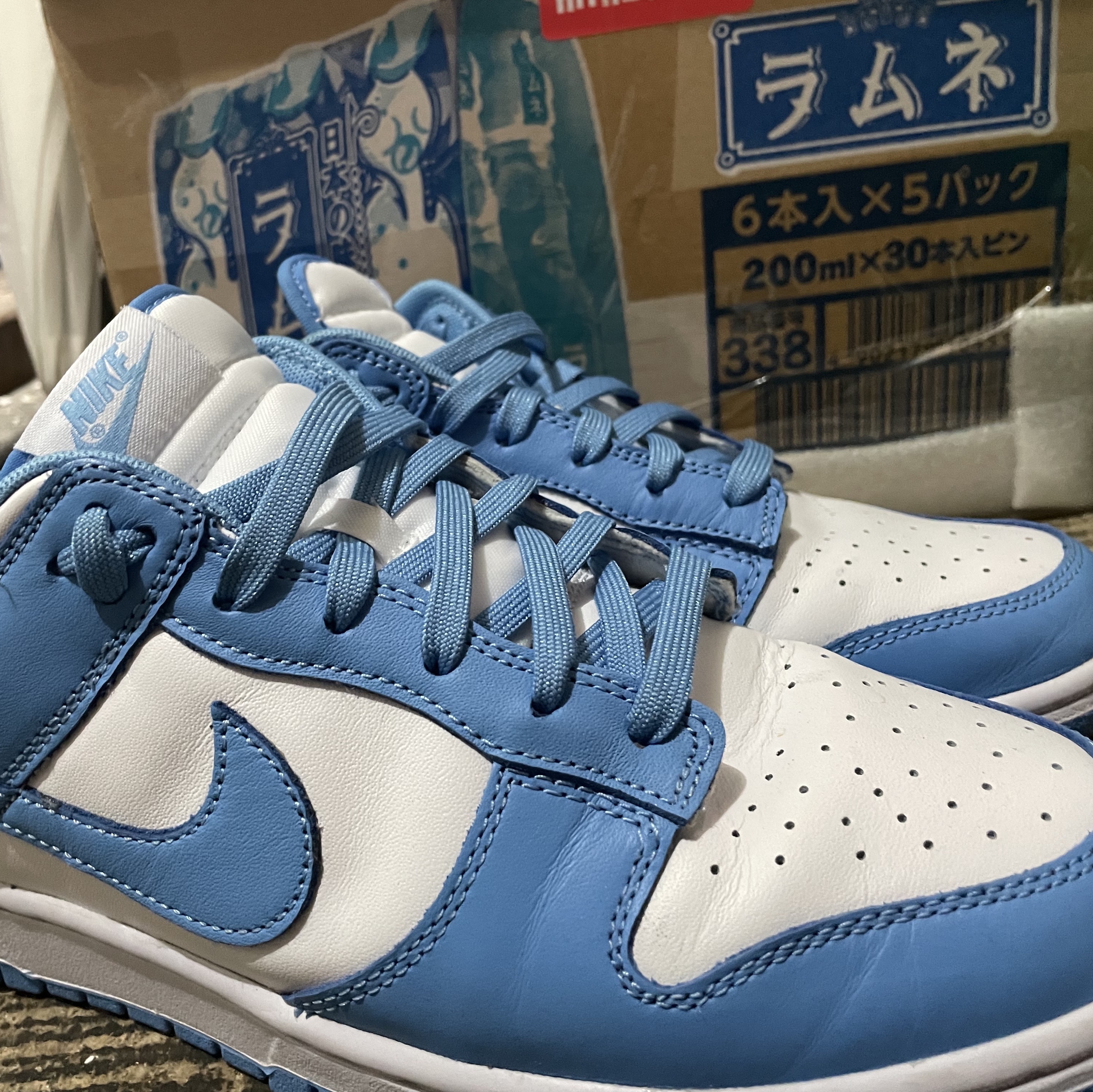 Nike Dunk Low Retro University Blue 착용 스타일