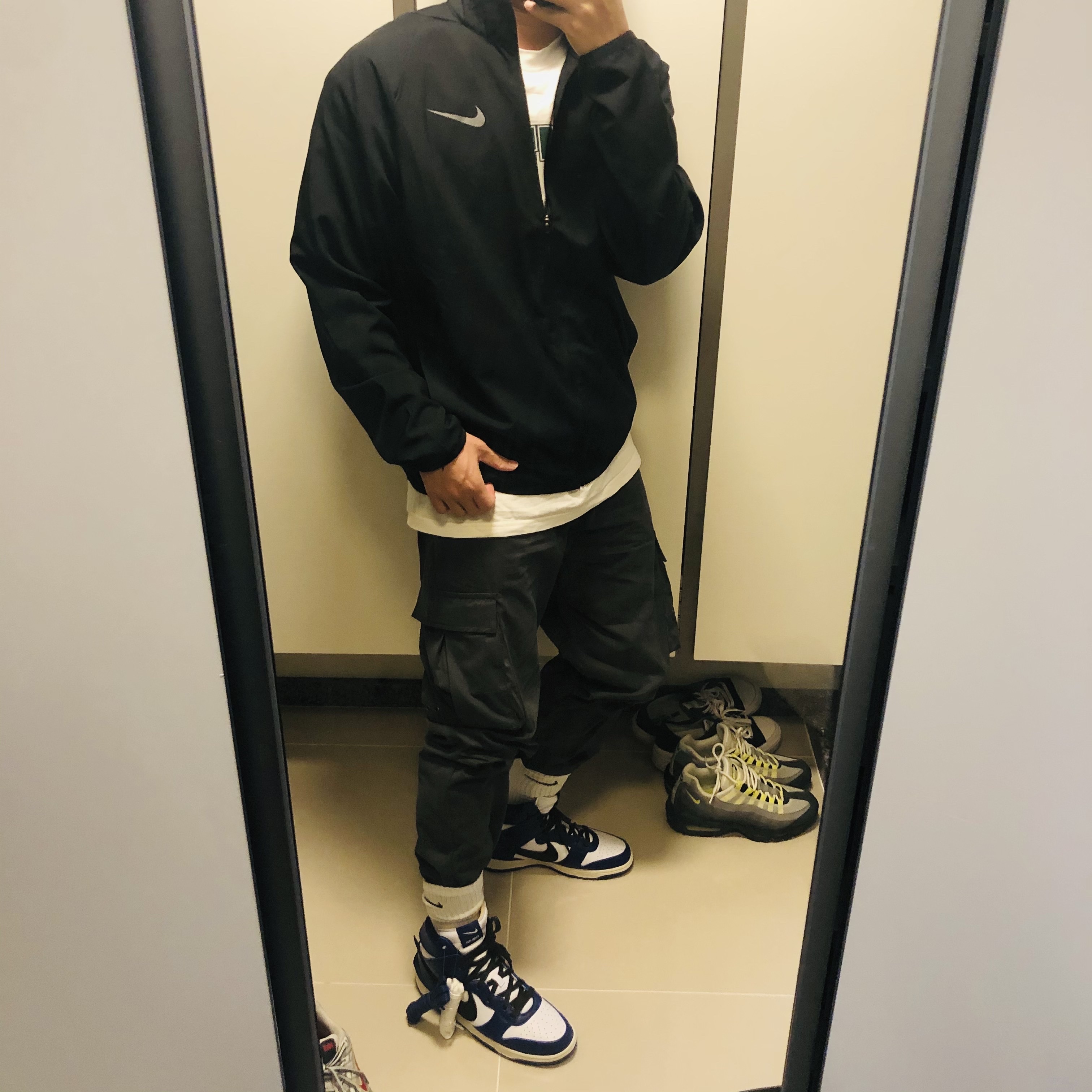 Nike x Ambush Dunk High Deep Royal Blue, Nike Air Max 95 OG Neon Yellow 2020 착용 스타일 - 2