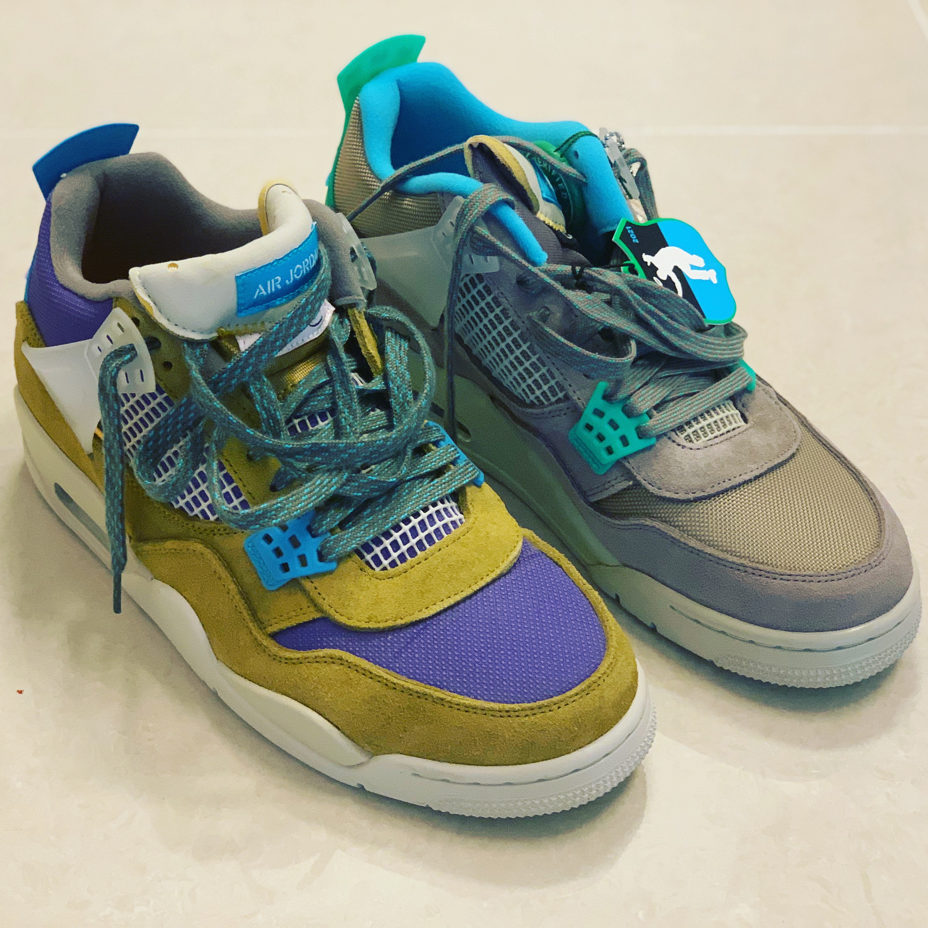 Jordan 4 x Union Retro SP Taupe Haze 착용 스타일 - 1