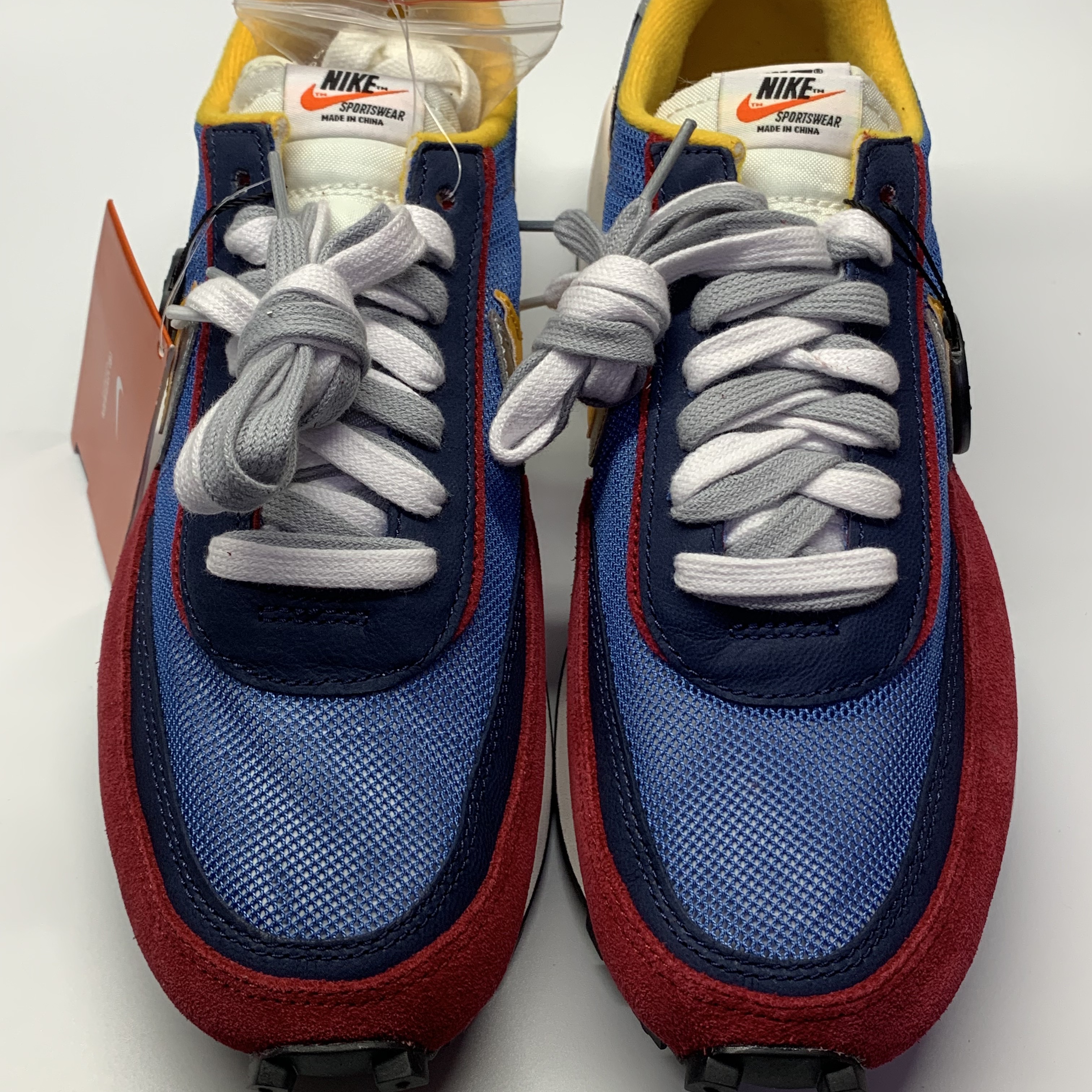 Nike x Sacai LDWaffle Blue Multi 착용 스타일 - 2
